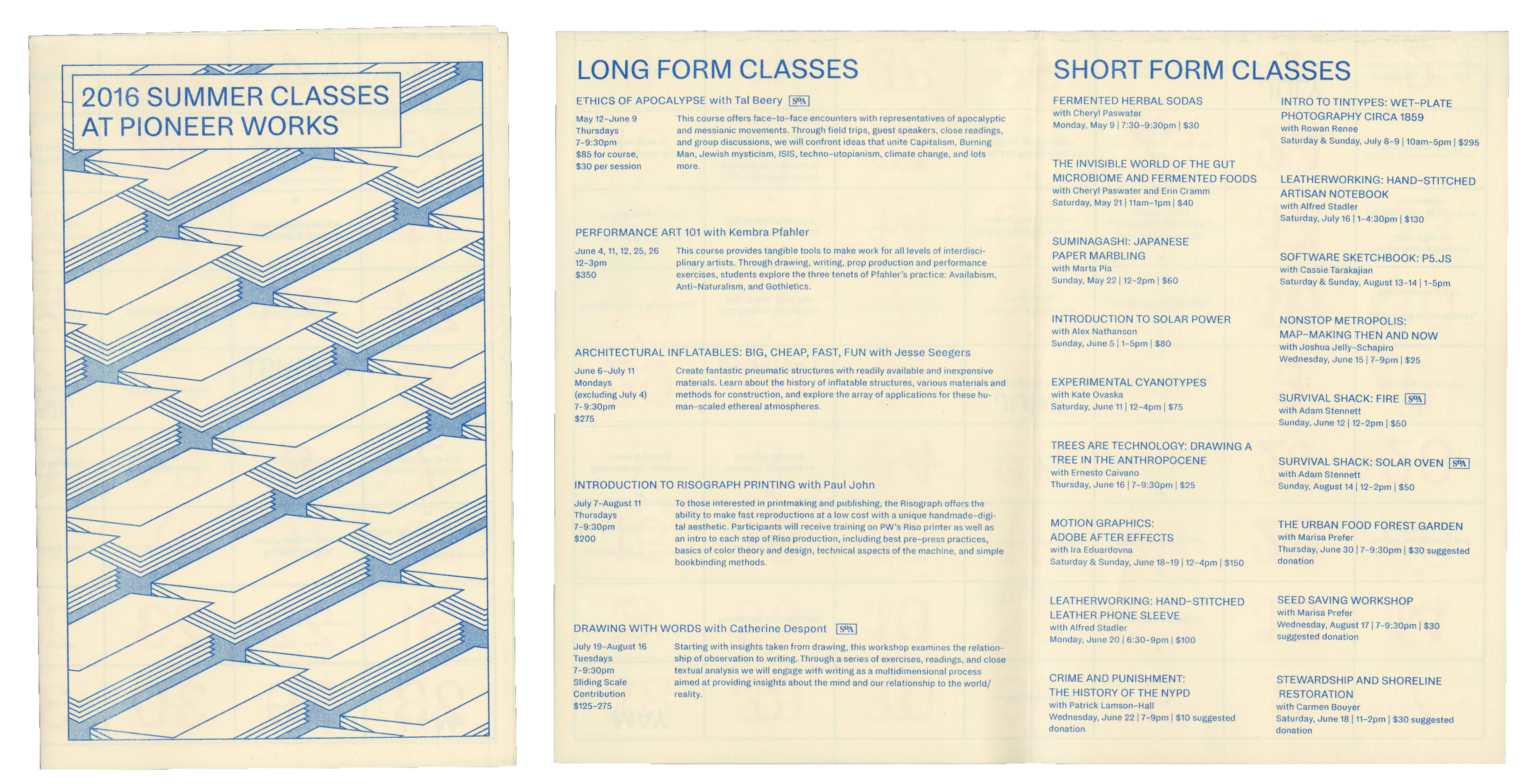 PW Summer Classes Foldout 1