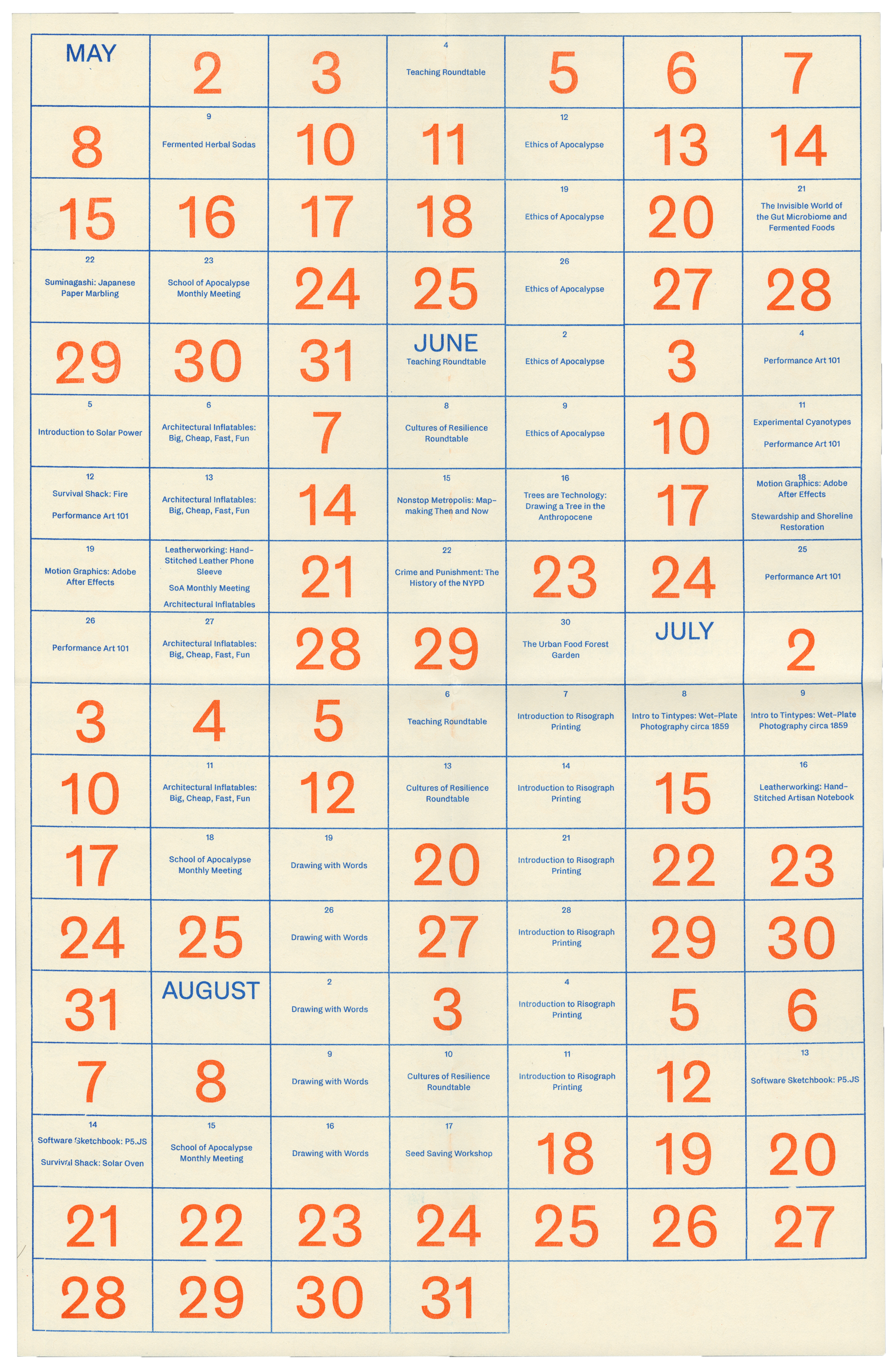 PW Summer Classes Foldout 2