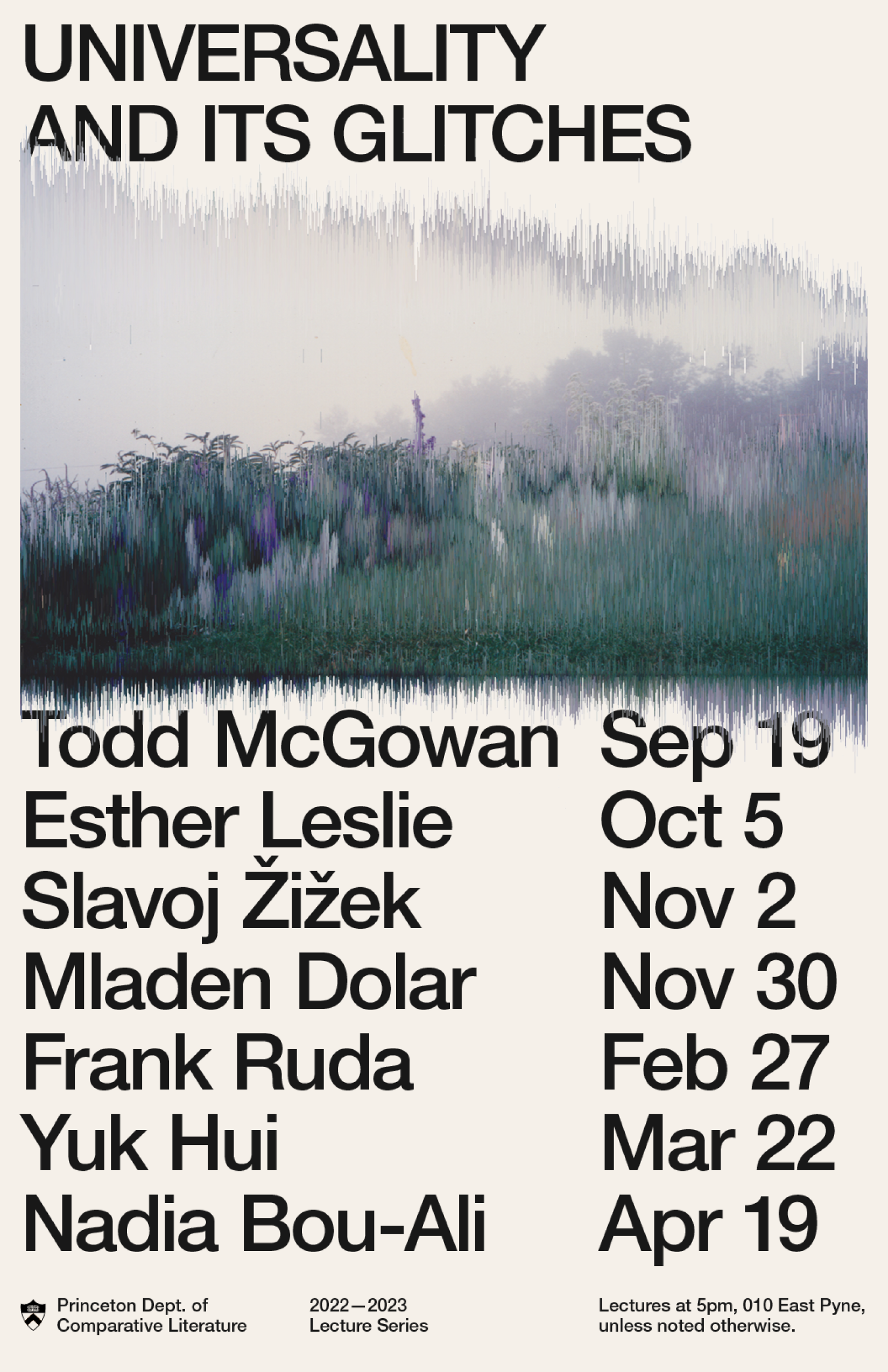 Princeton Lecture Series 1 Poster