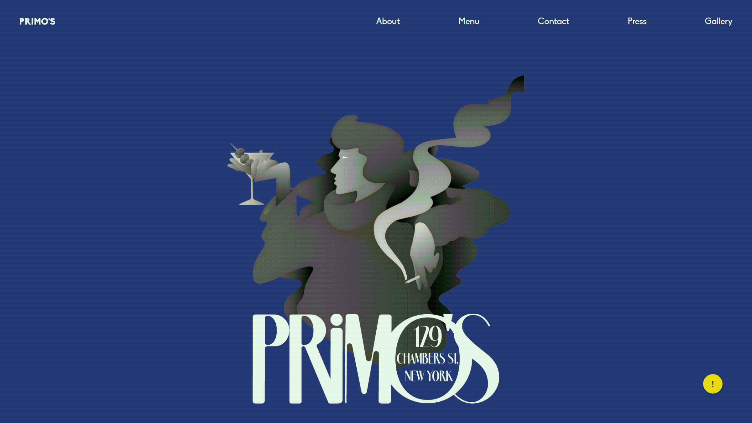 Primo's Website Homepage