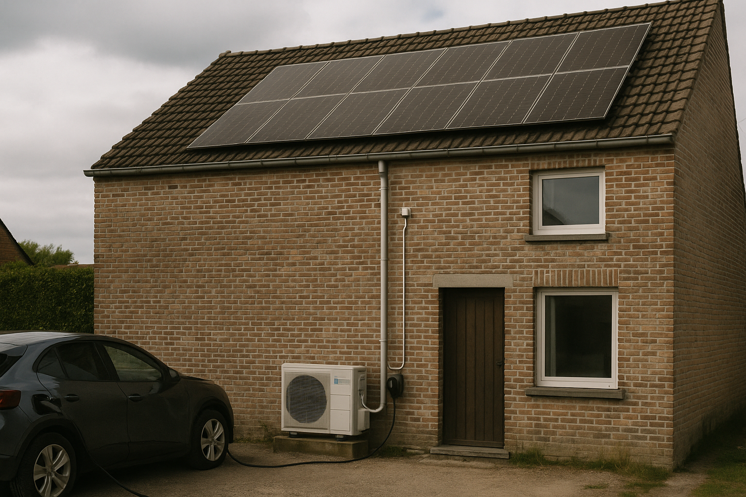 Zonnepanelen bij bewolkt weer: opbrengst in Vlaanderen