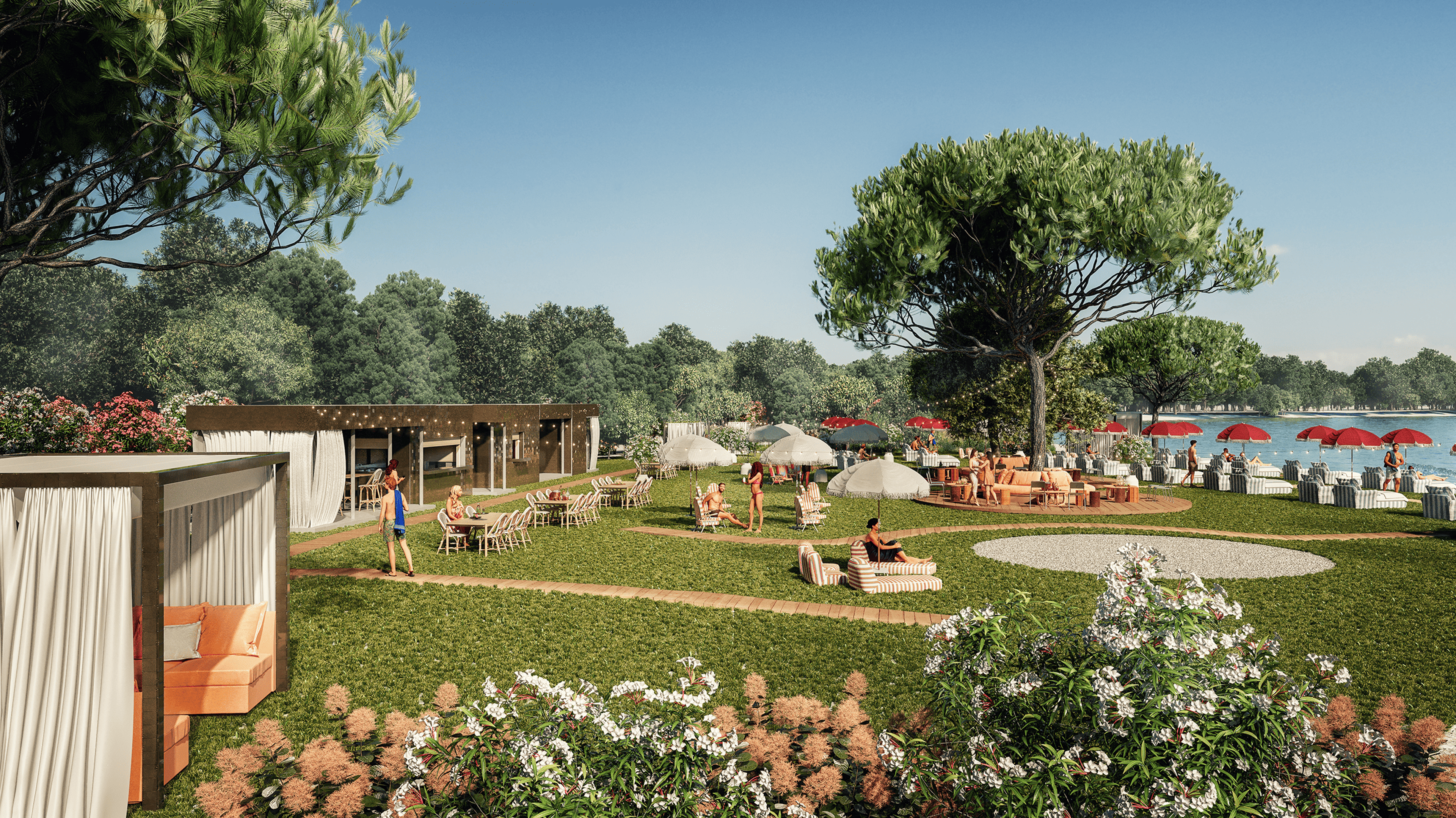 Beach area render from another angle, Menegetti
