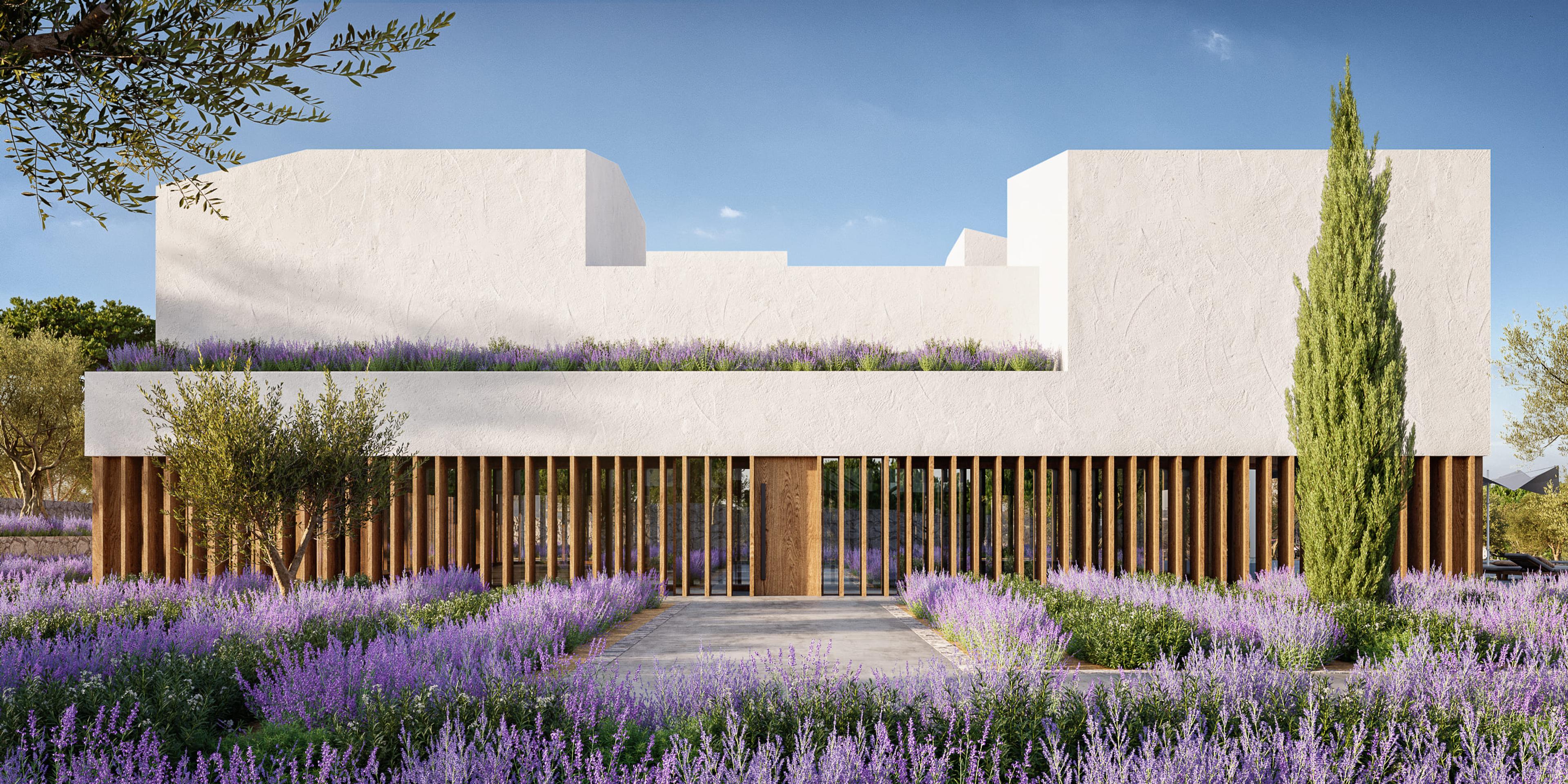 Villa 2 render, third view, Hotel Junce Ravan