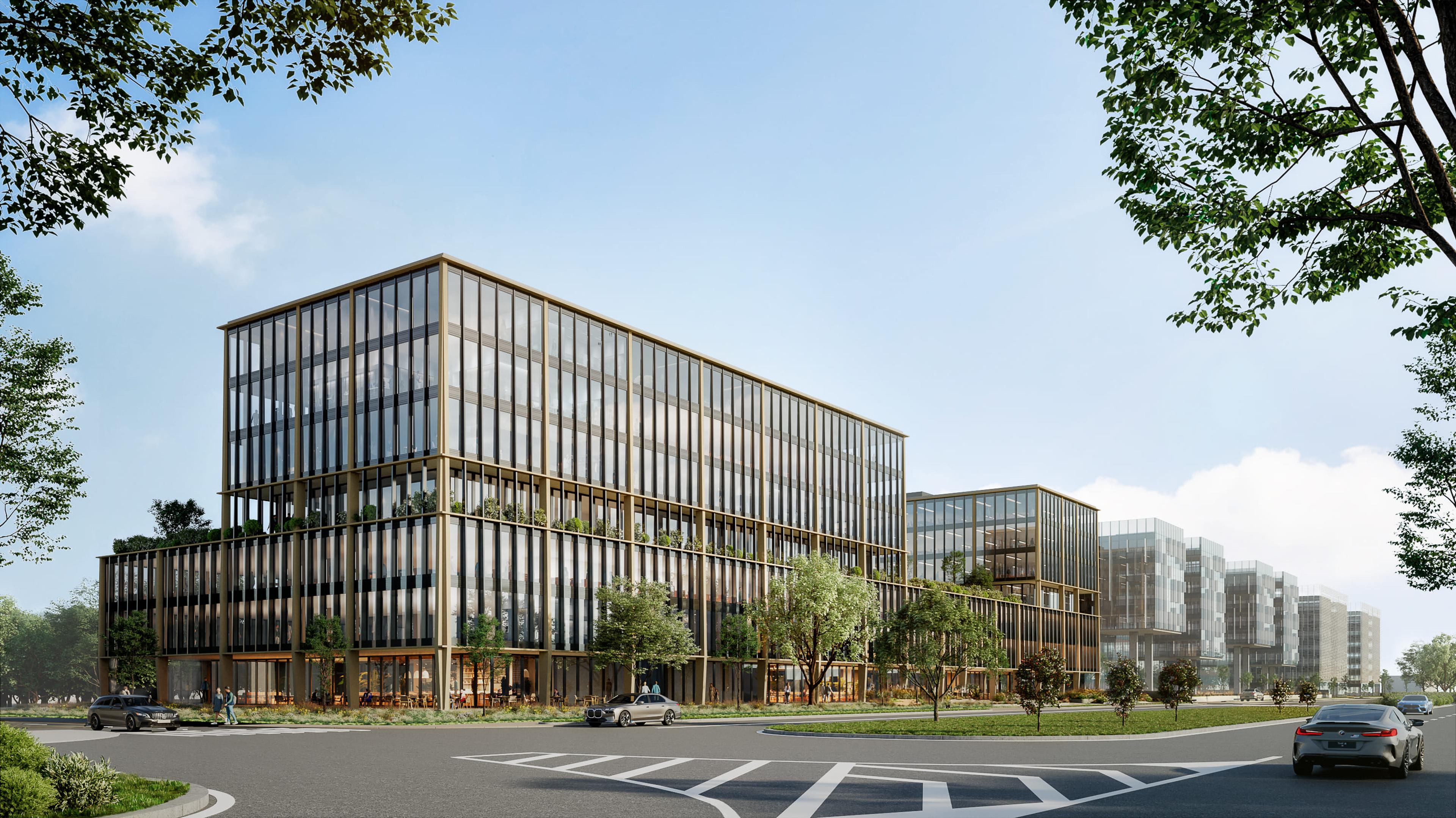 Exterior render, fourth view, Matrix Project