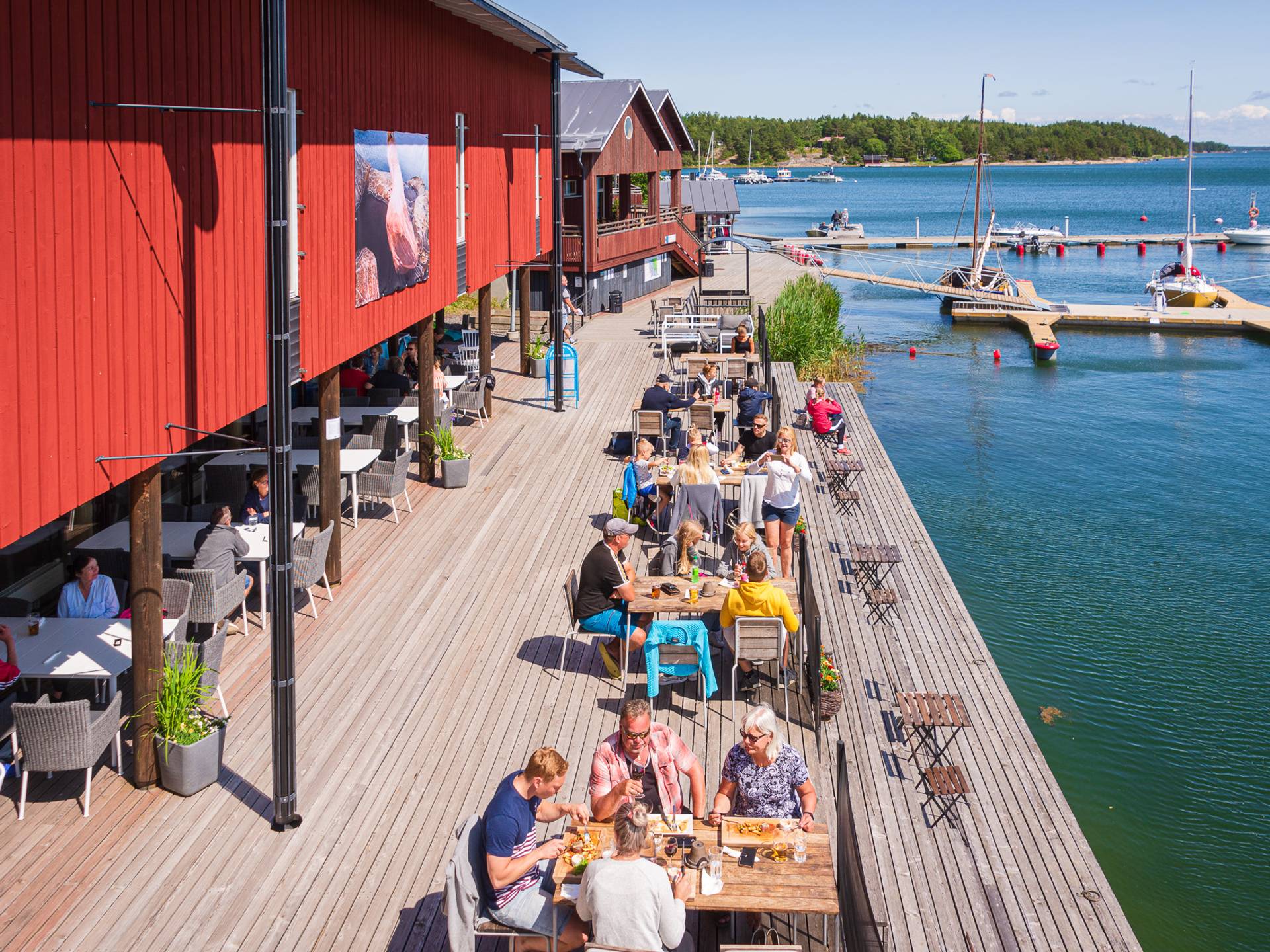 The Korpoström visitor centre.