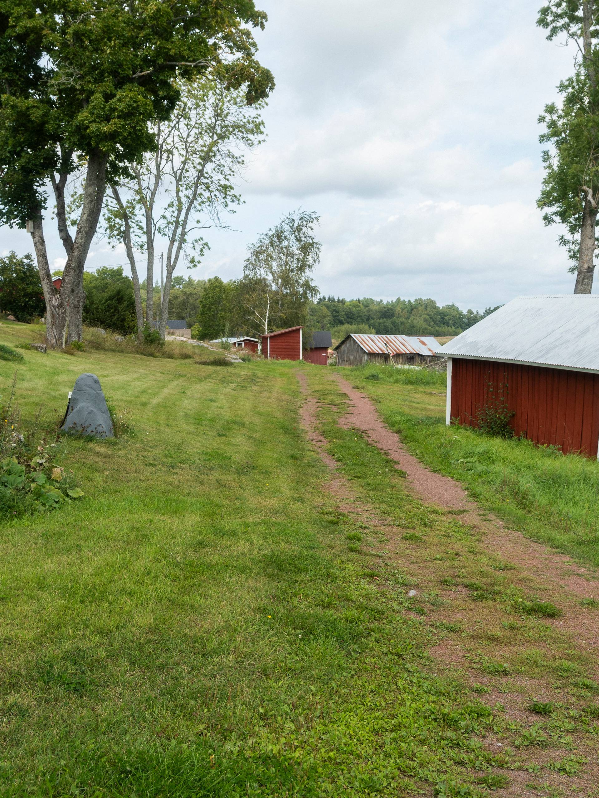 Red houses in Iniö.