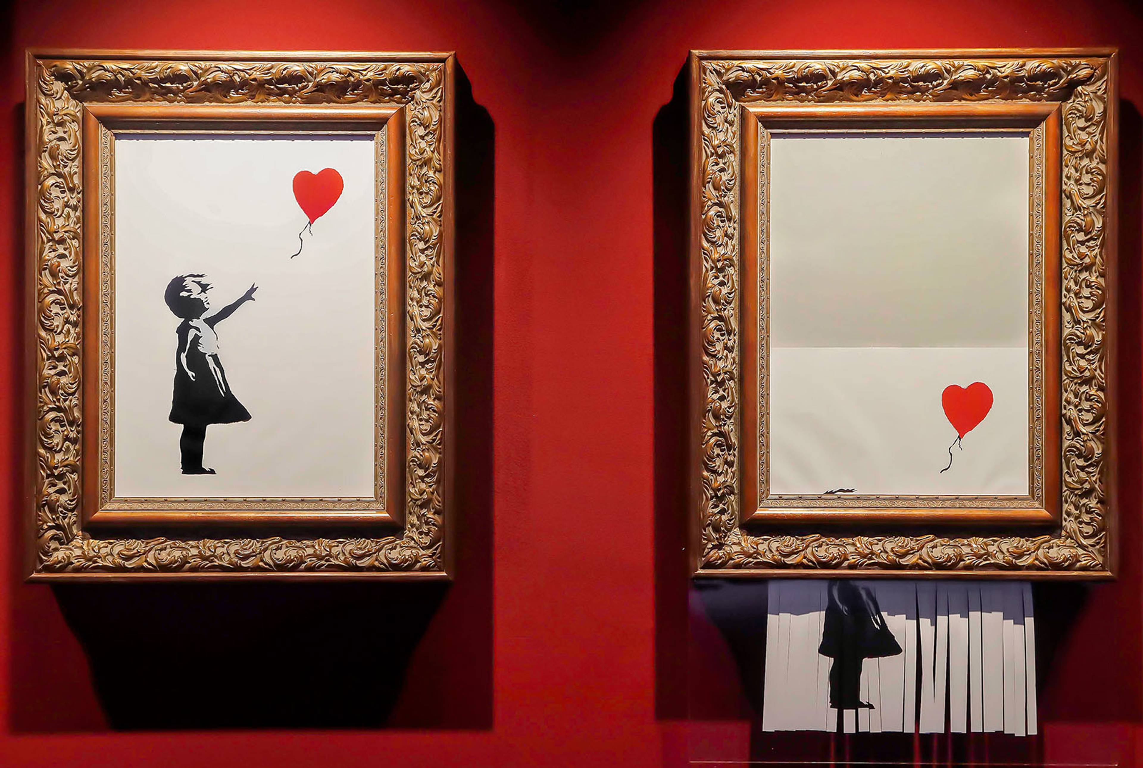 Mystery of Banksy exhibition.