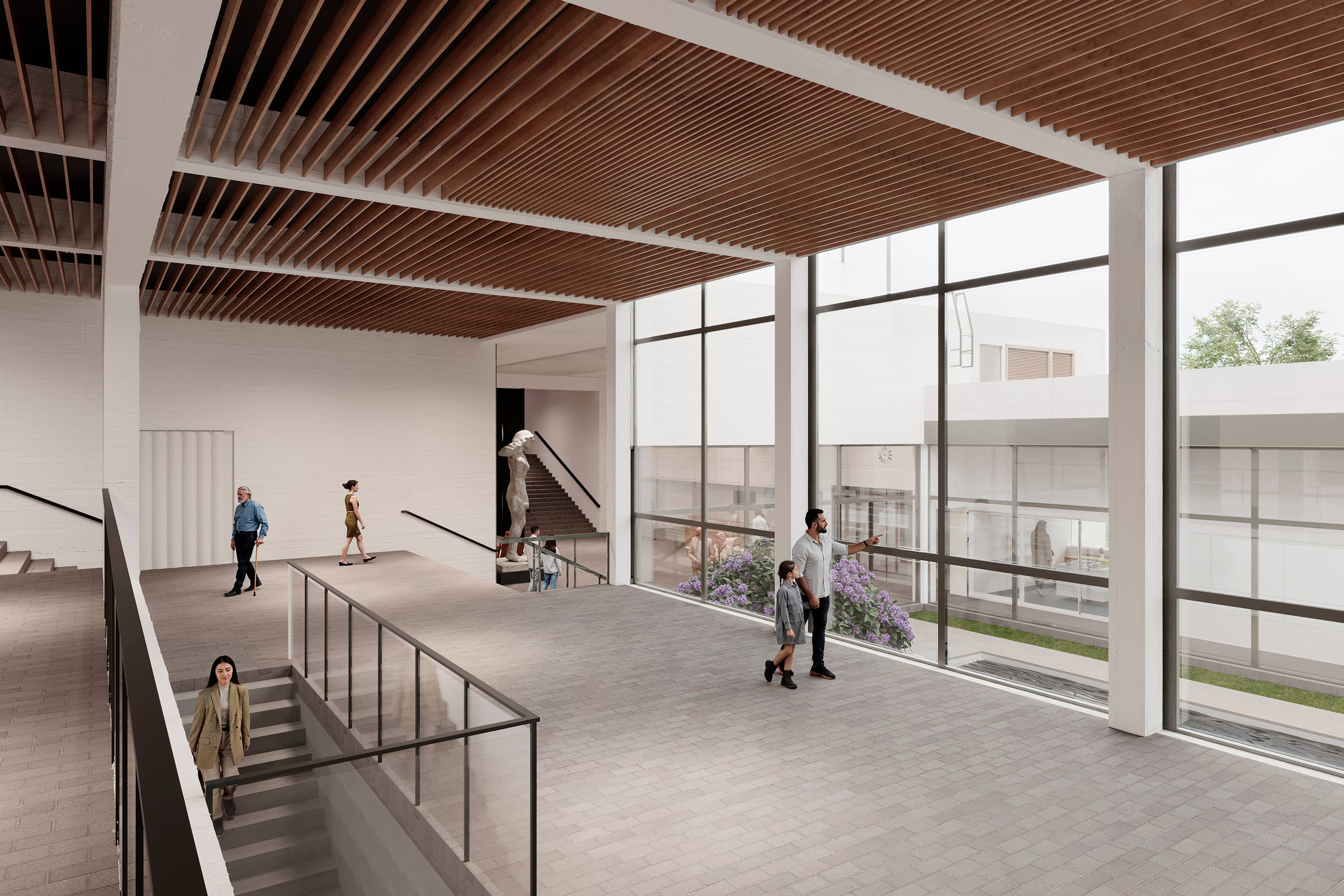 An illustrative image of the renewed WAM museum.