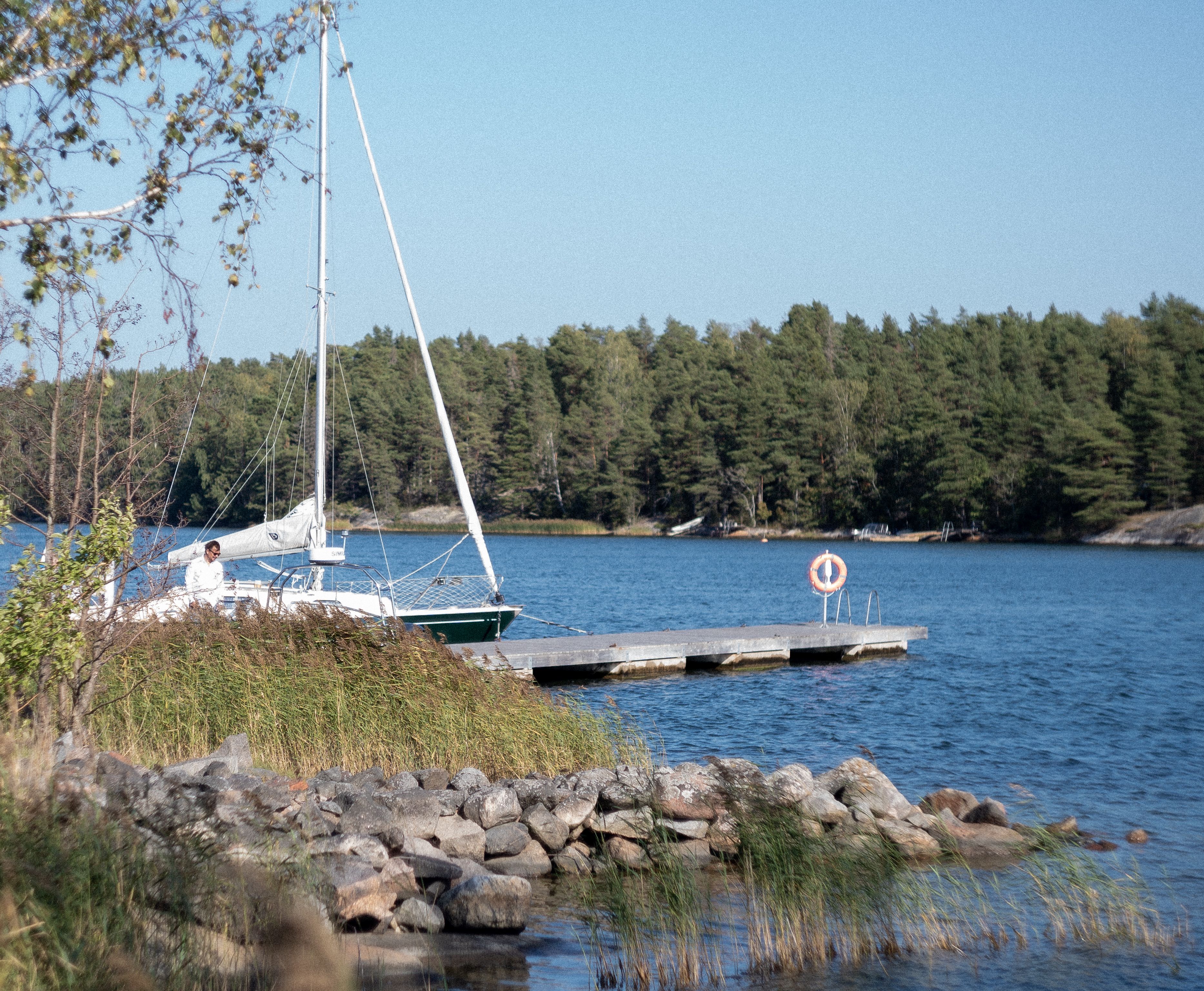 Boats on the shore of Houtskari.