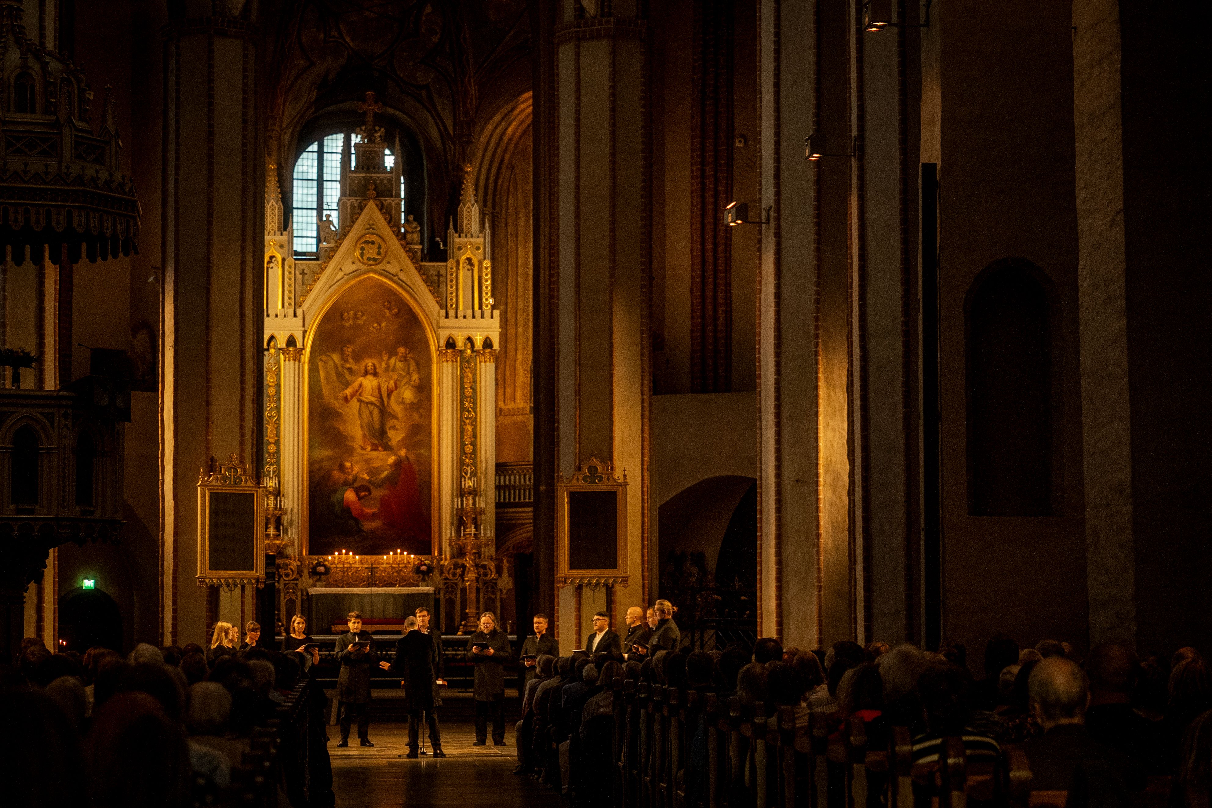 A concert in the Turku Cathedral.
