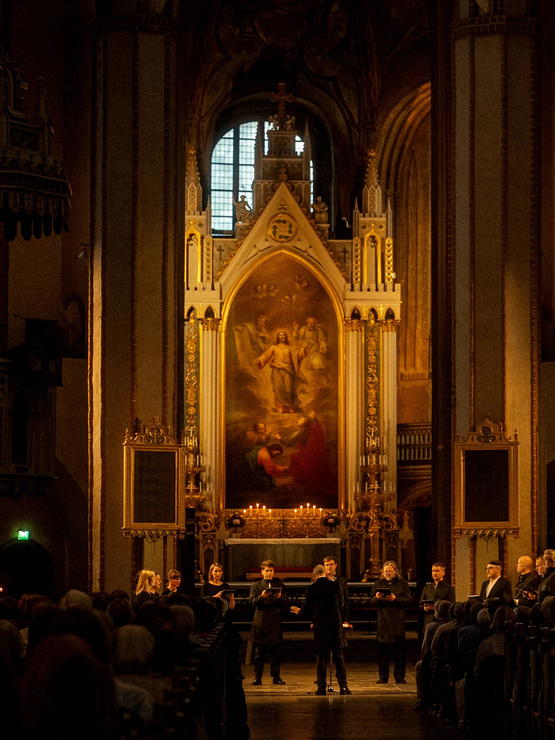 A concert in the Turku Cathedral.