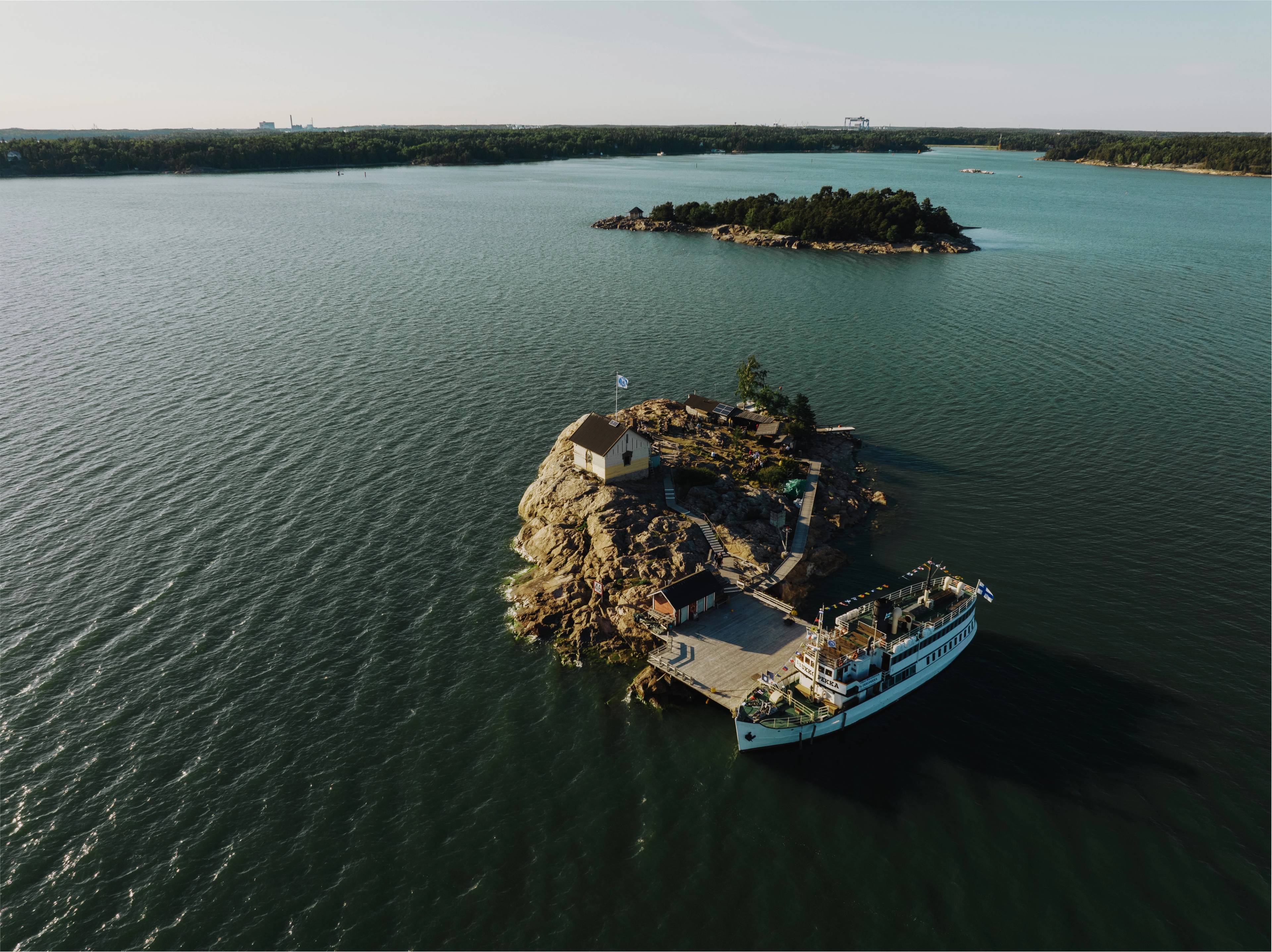 A birds eye view of Loistokari Island