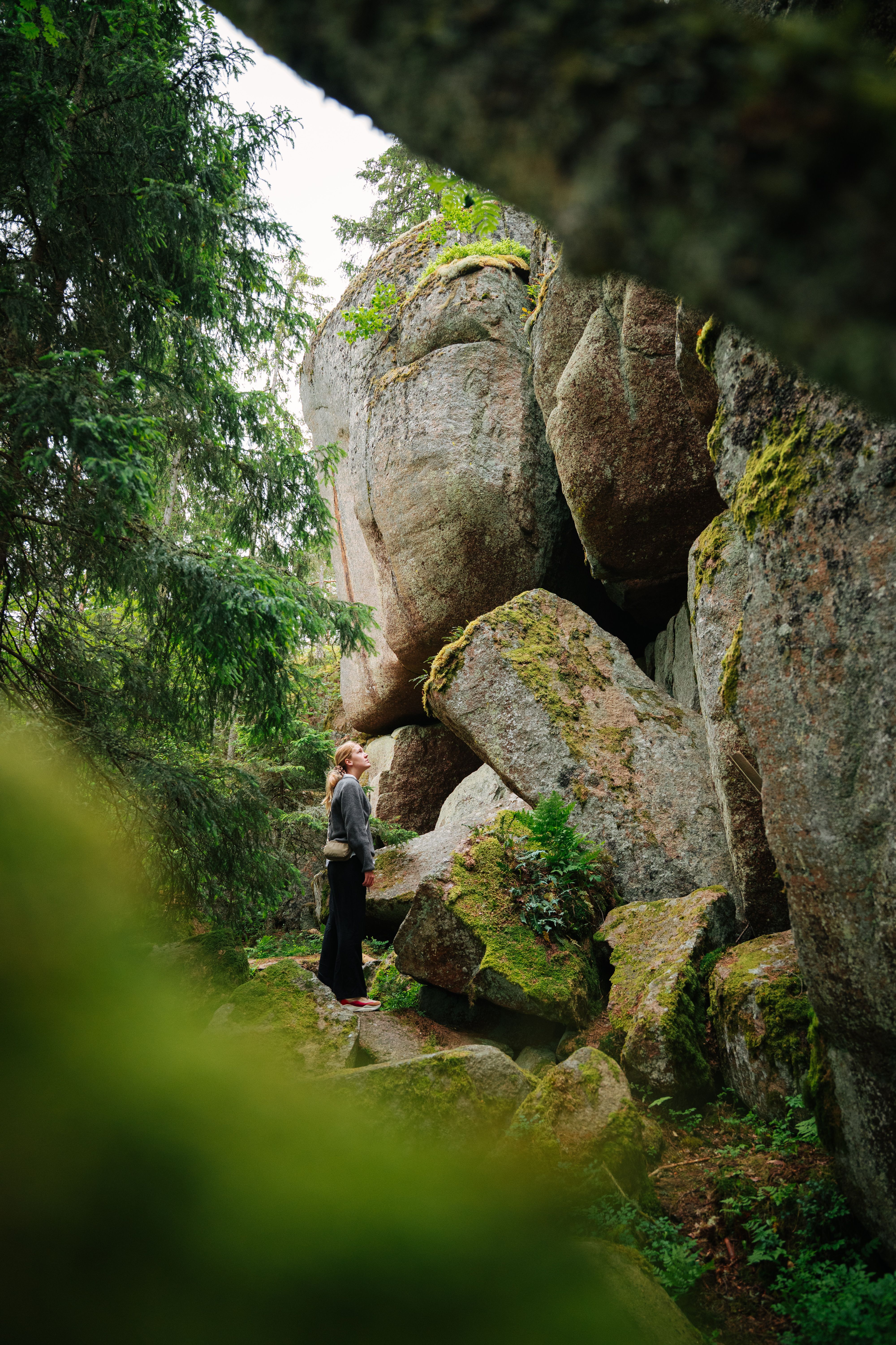 A woman in nature in Kustavi