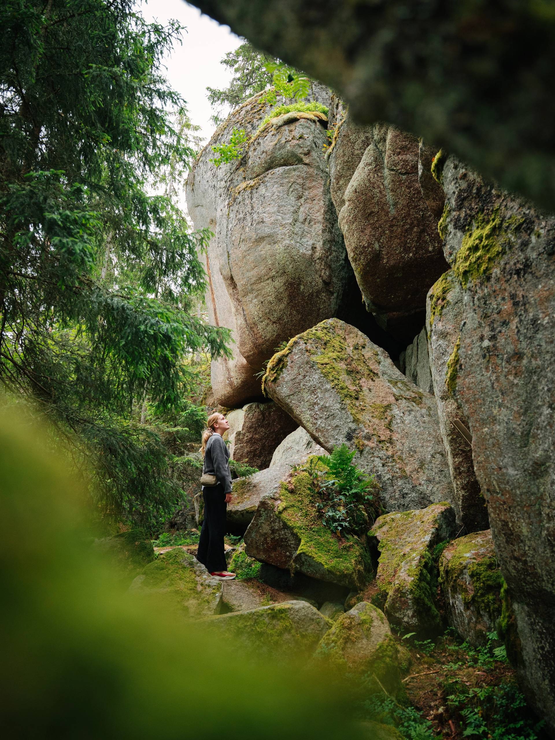 A woman in nature in Kustavi