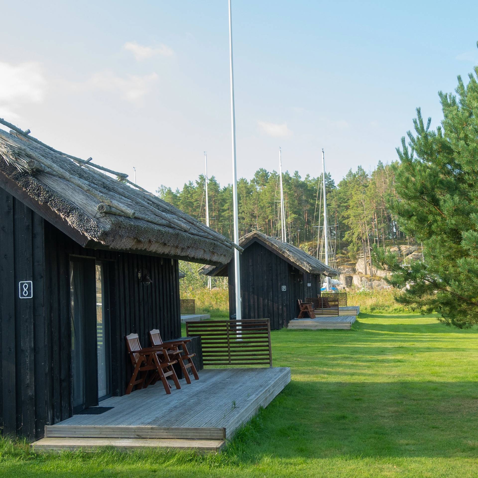 A boathouse at Peterzens.