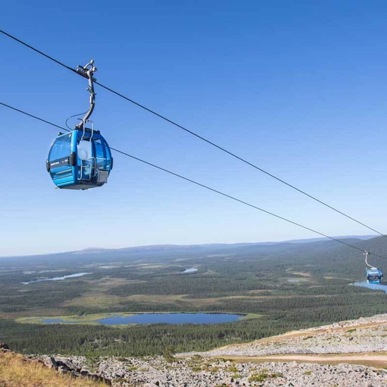 Gondola ride in Pallas