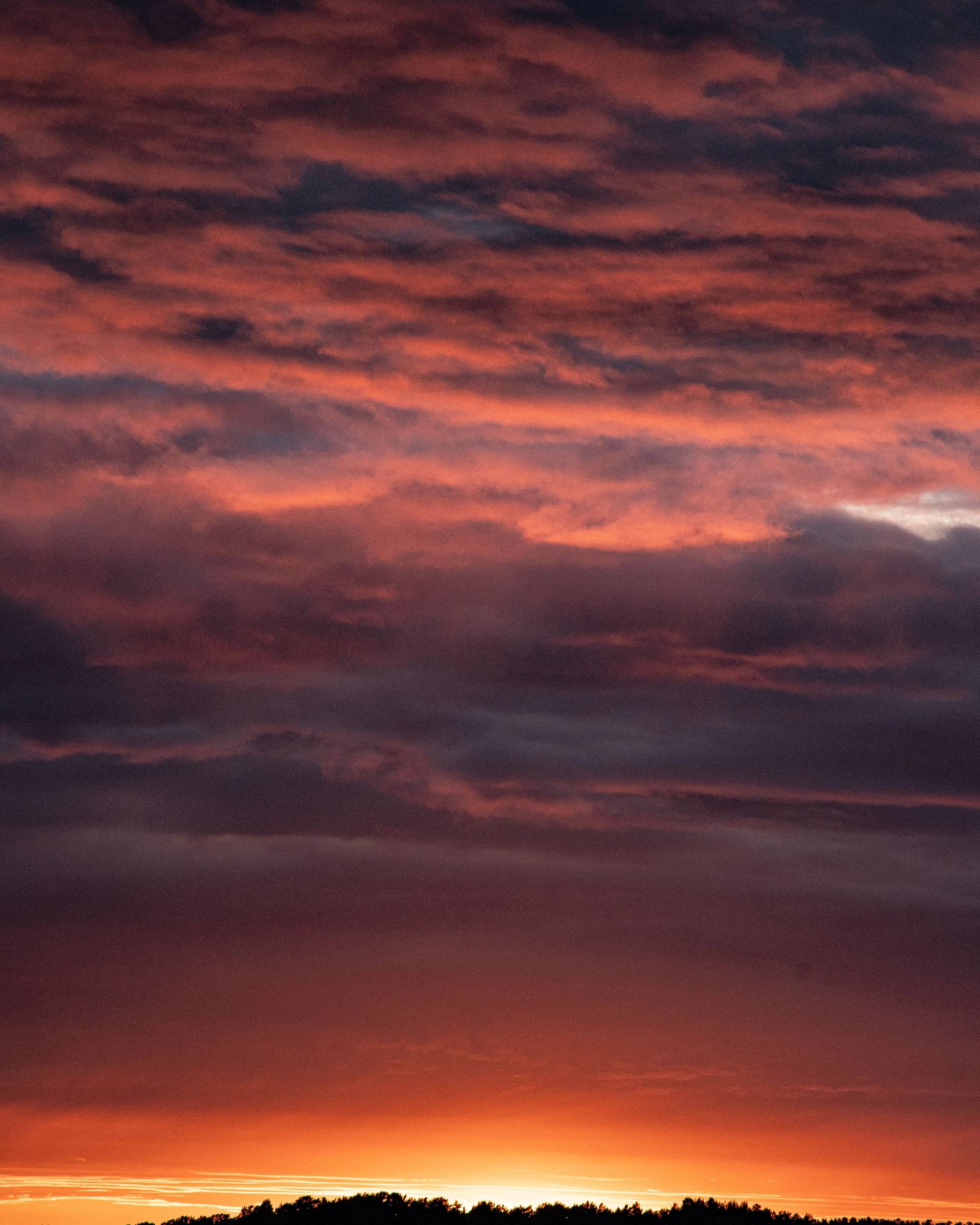 A sunset in Saaristo.