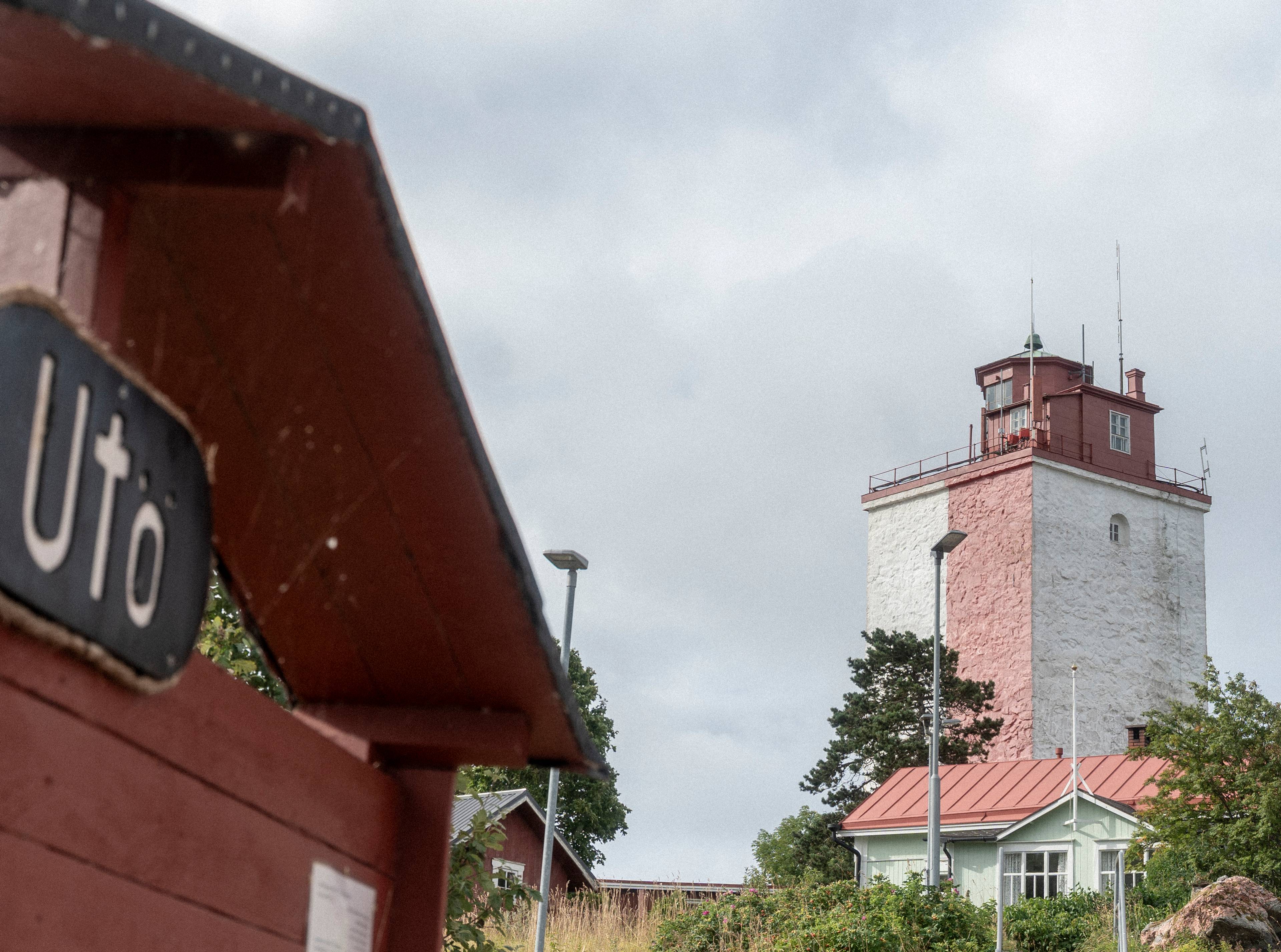 Utö island lighthouse.