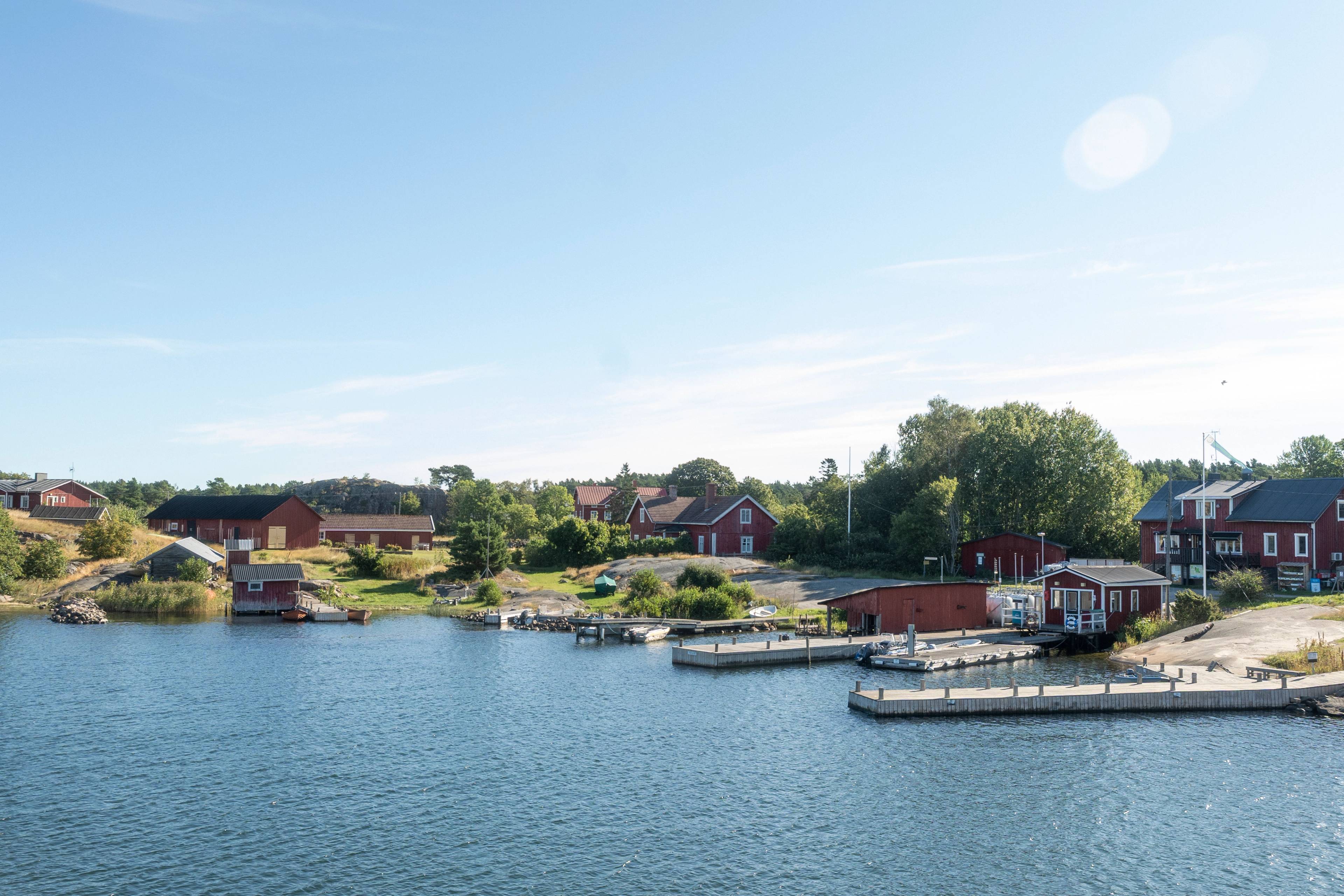 A view of the harbour.