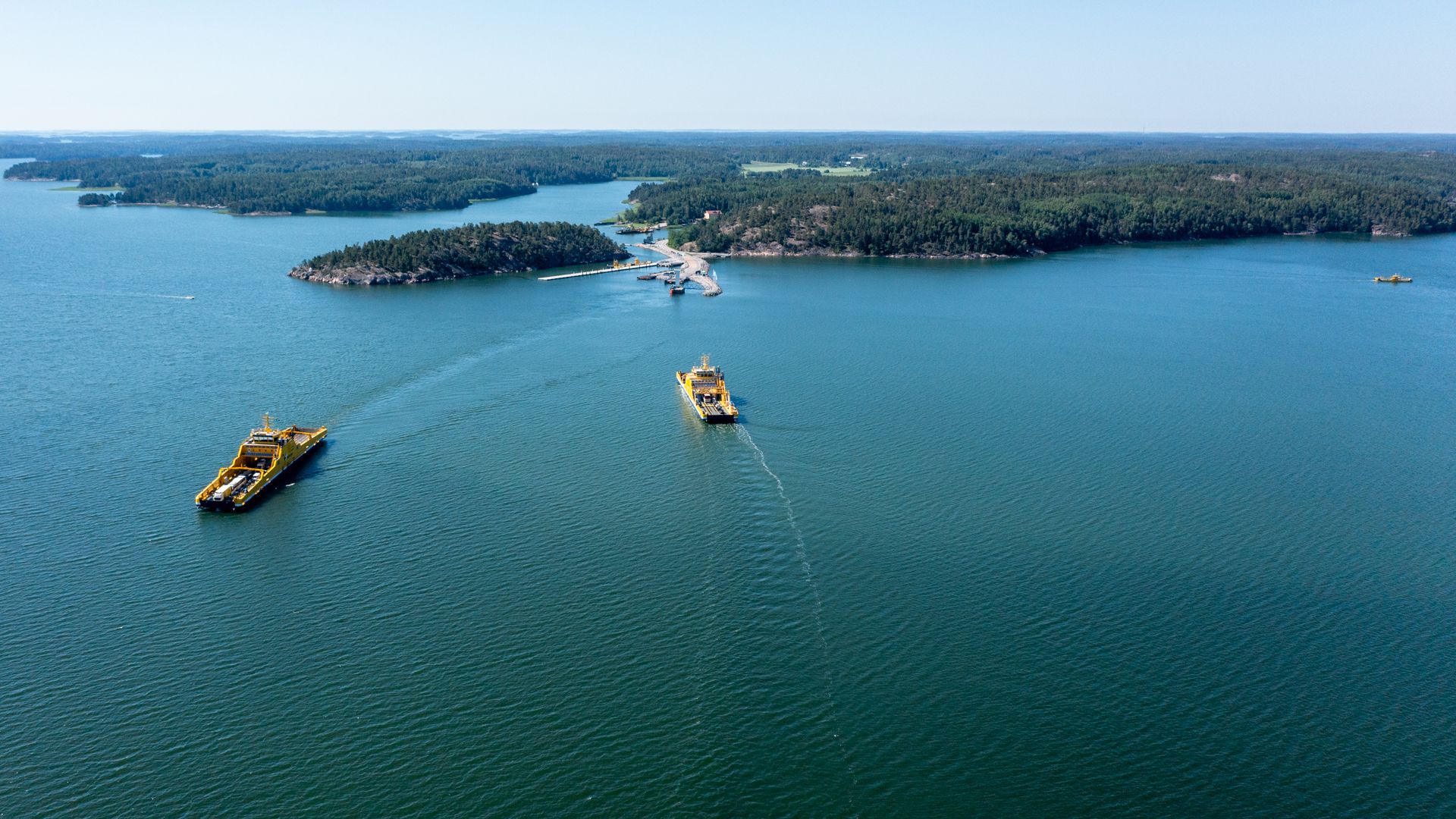 Ferries in the Finnish archipelago