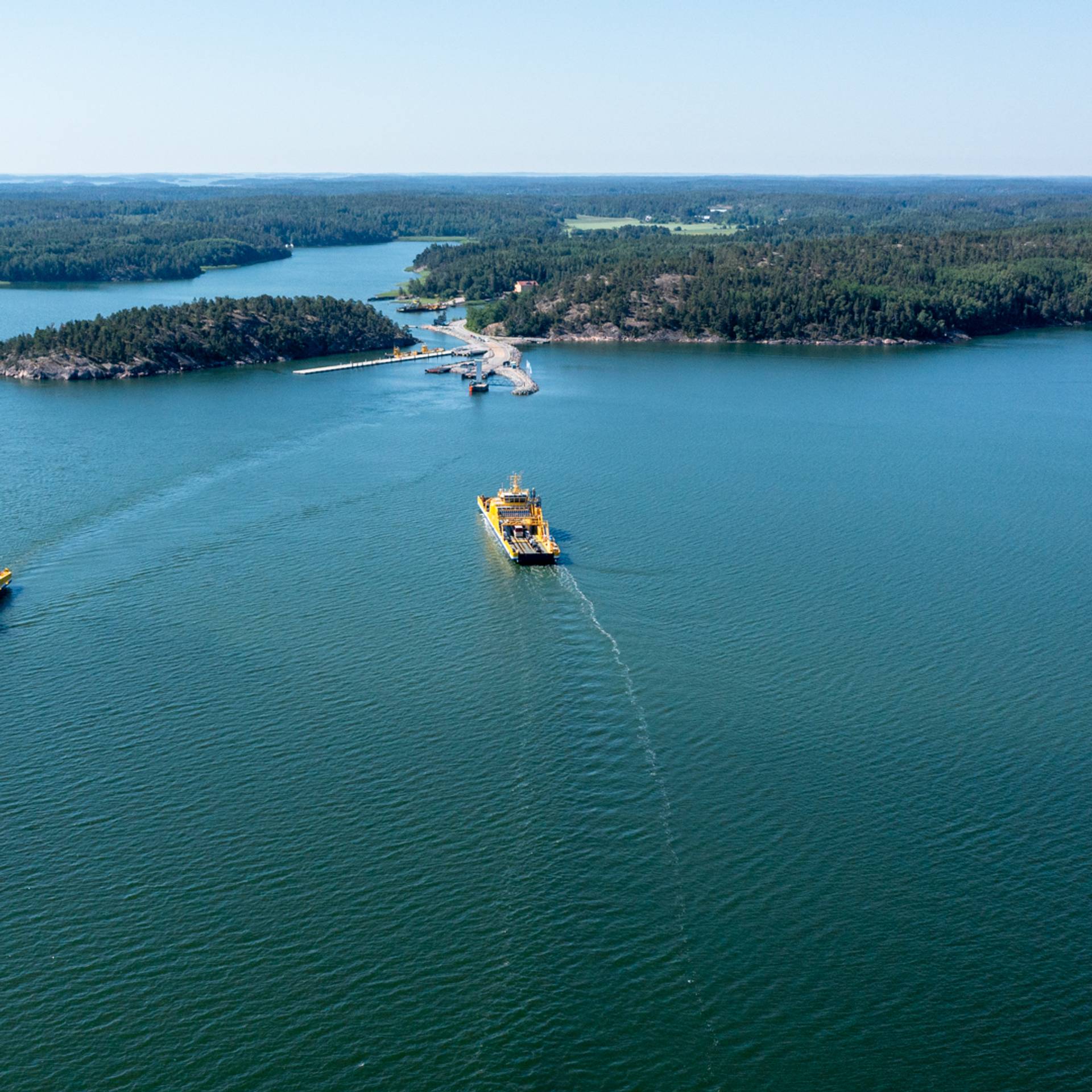 Ferries in the Finnish archipelago