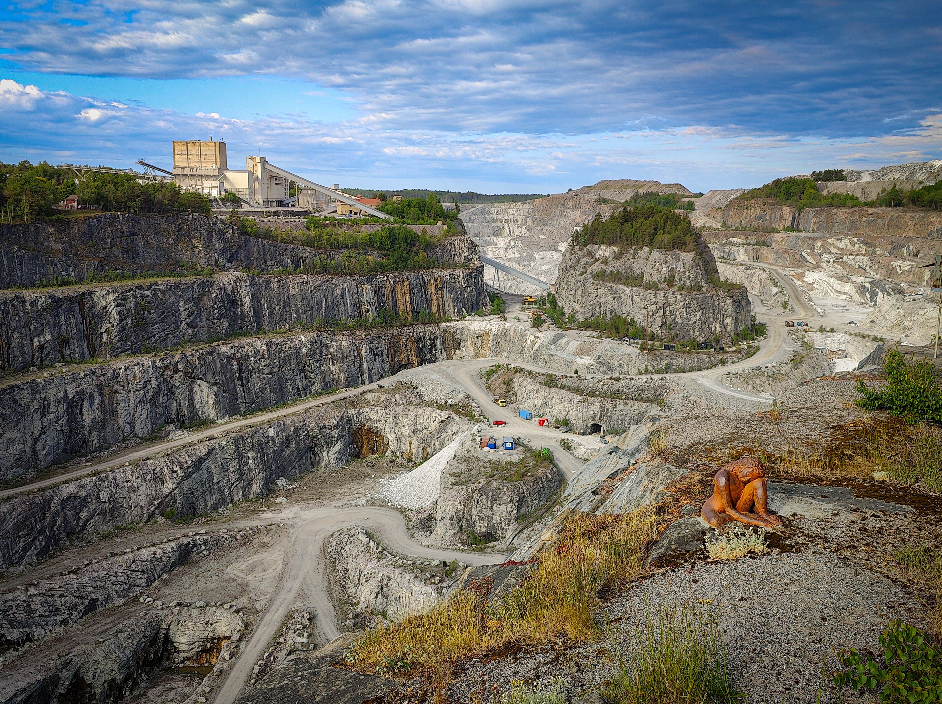 The old limestone quarry of Pargas.
