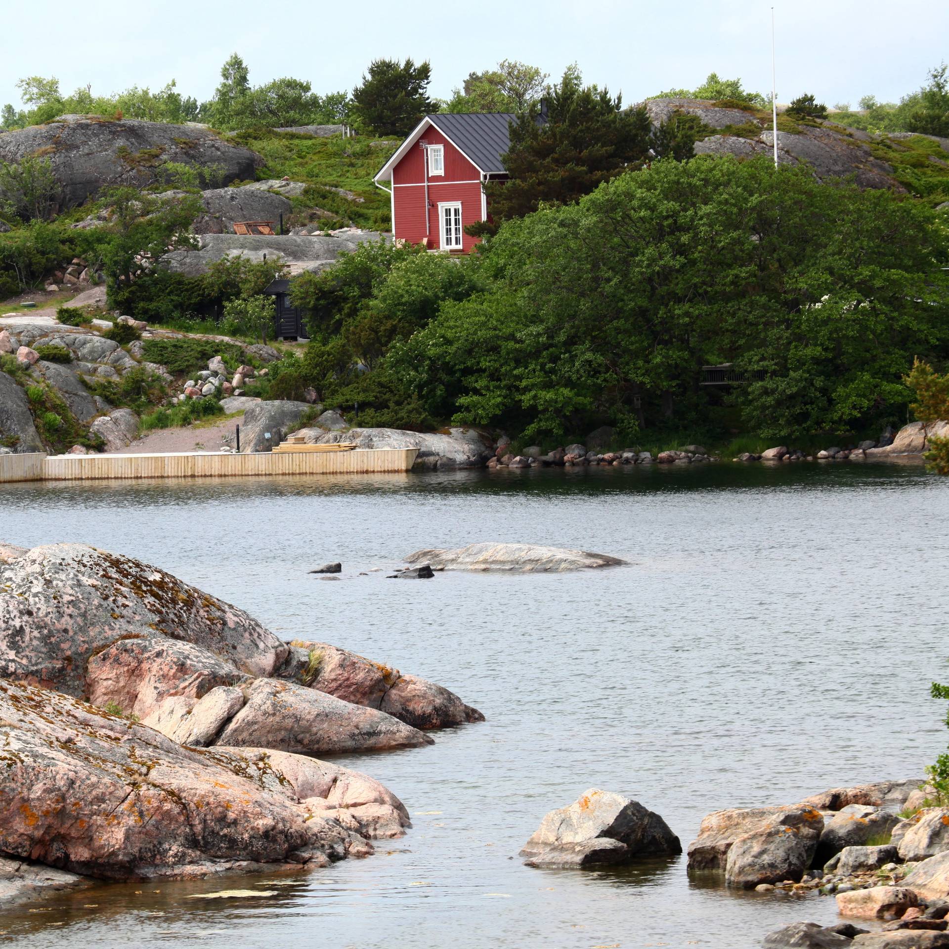 A house in the archipelago.
