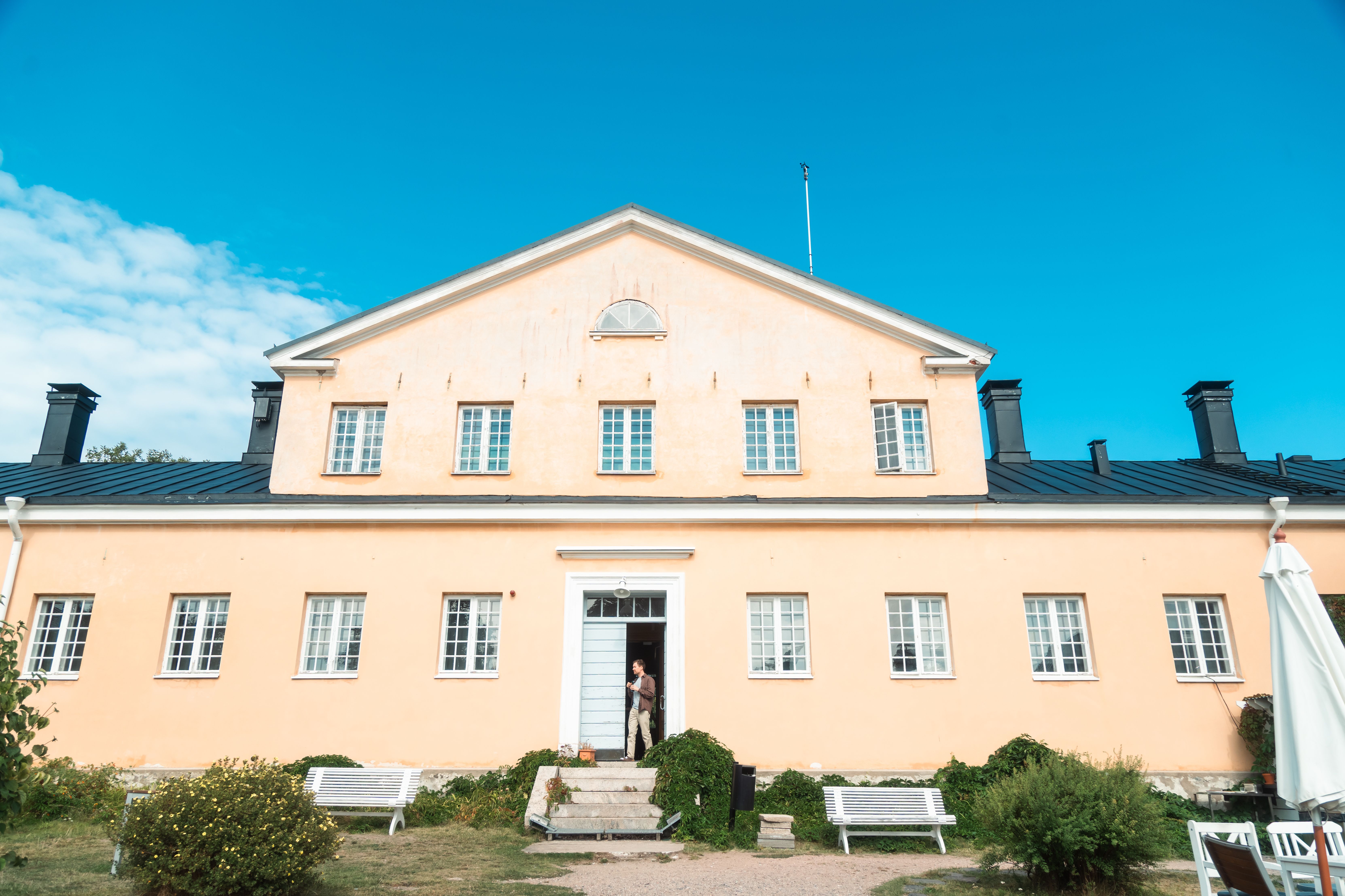 Image from Seili. Main building of Turku University and museum.