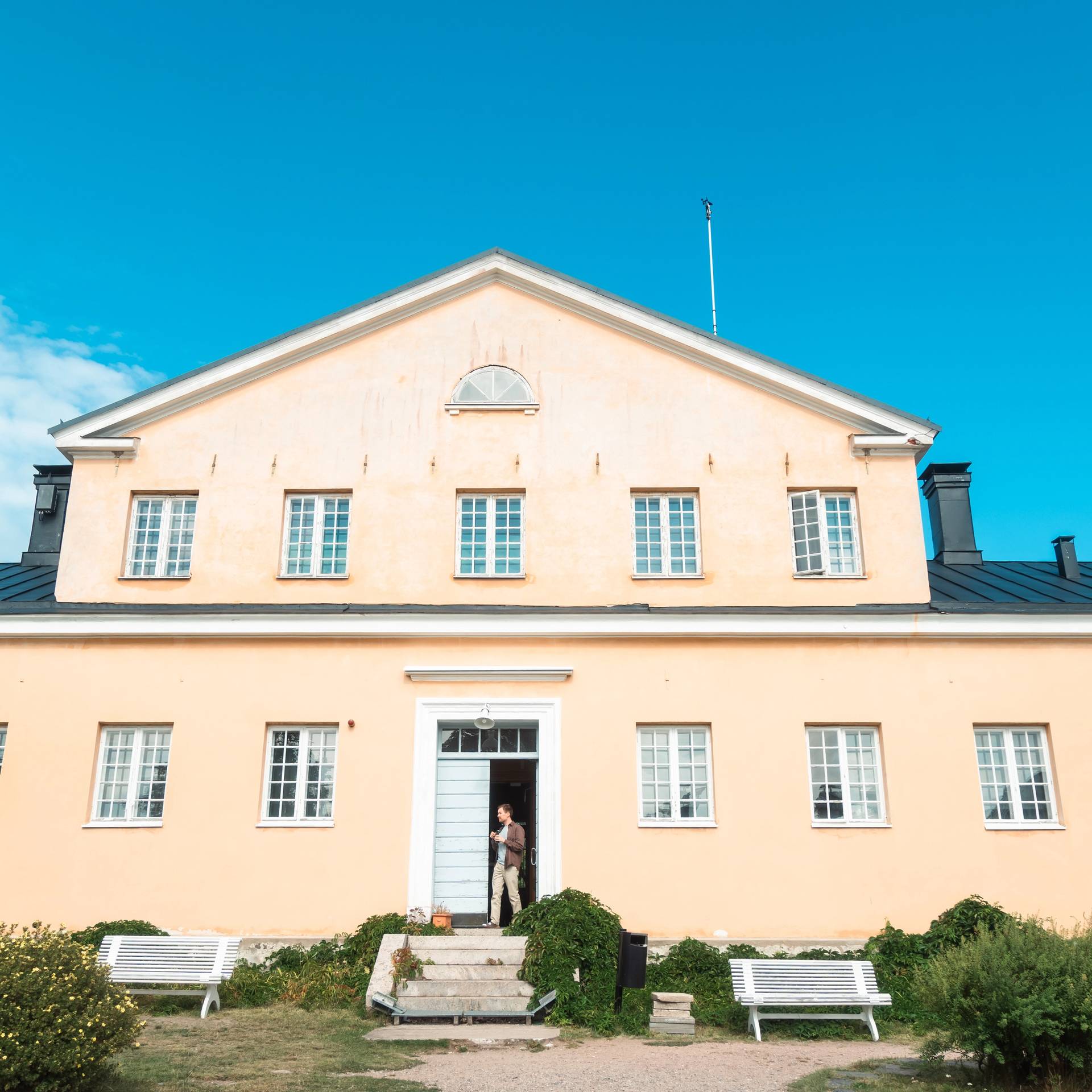 Image from Seili. Main building of Turku University and museum.