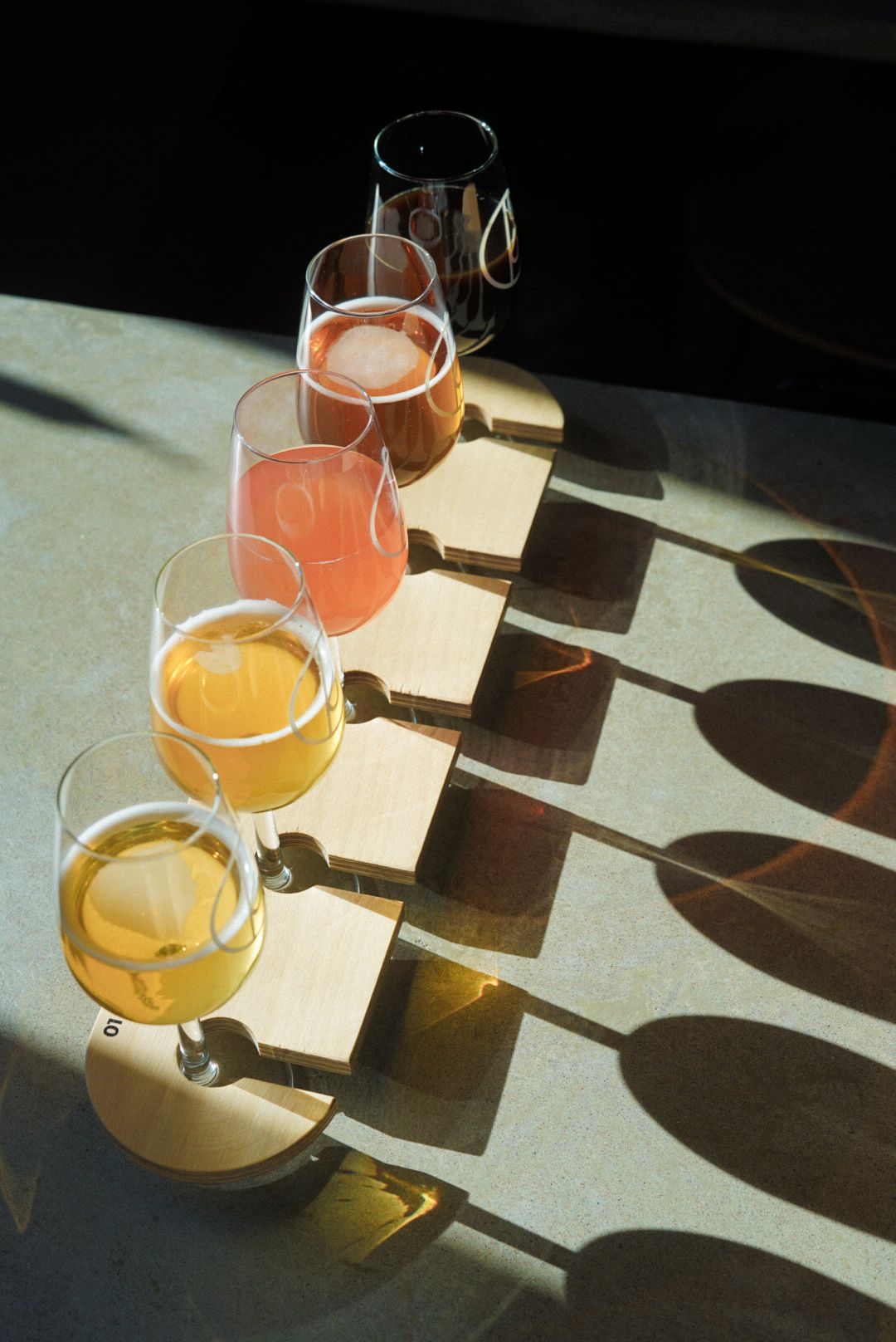 Beers at Kakola Brewing Company.