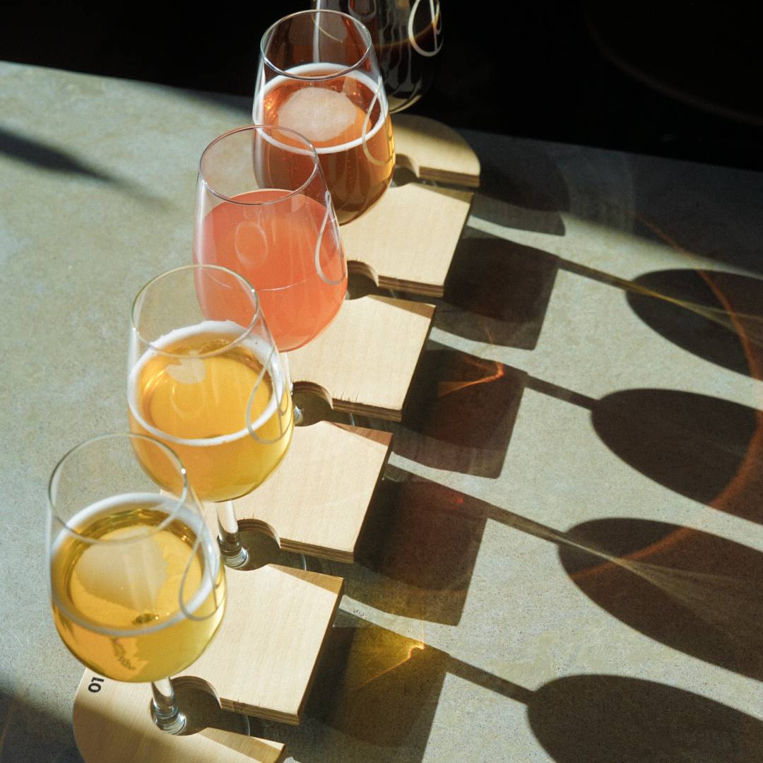 Beers at Kakola Brewing Company.
