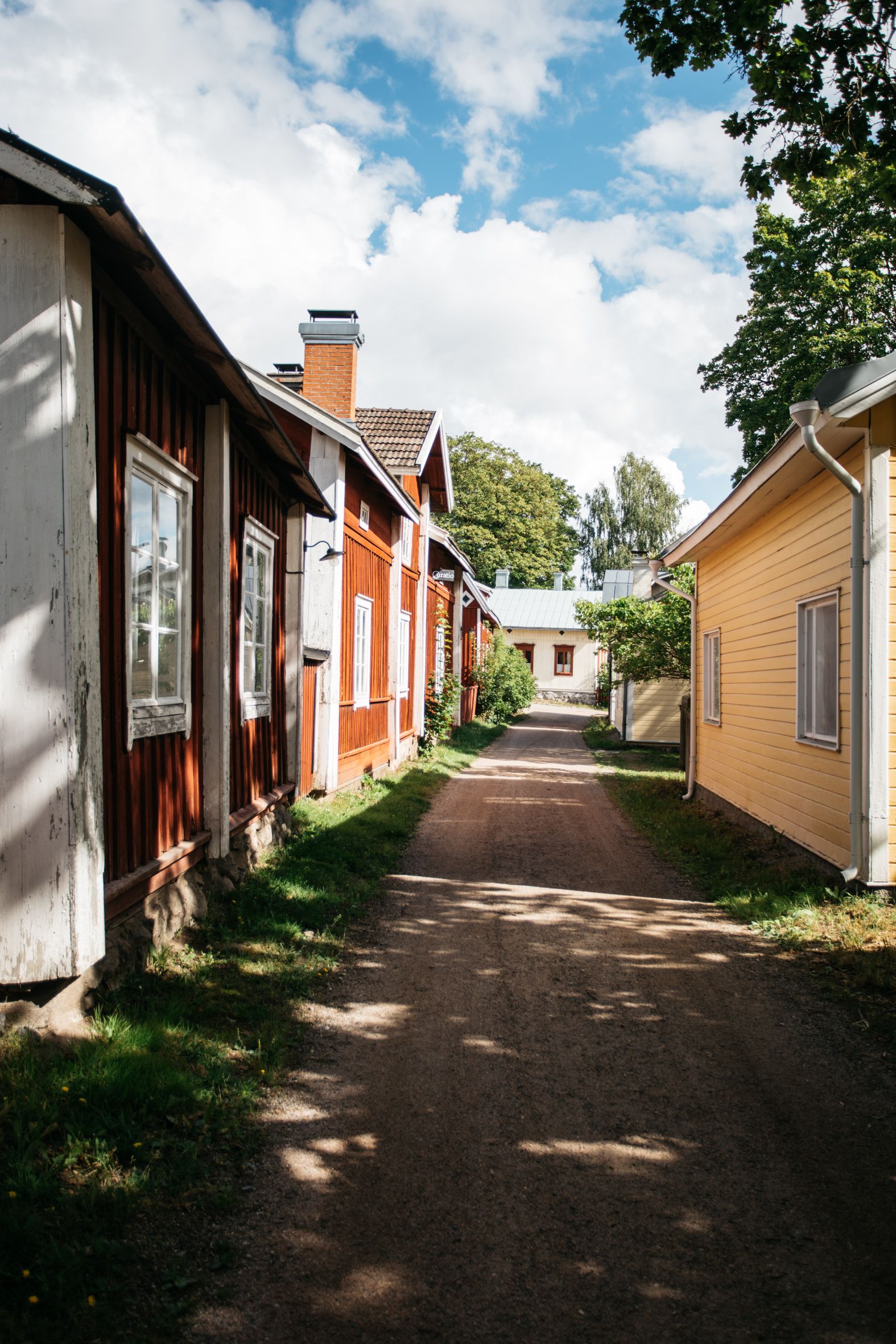 Wooden houses in Old Malm.