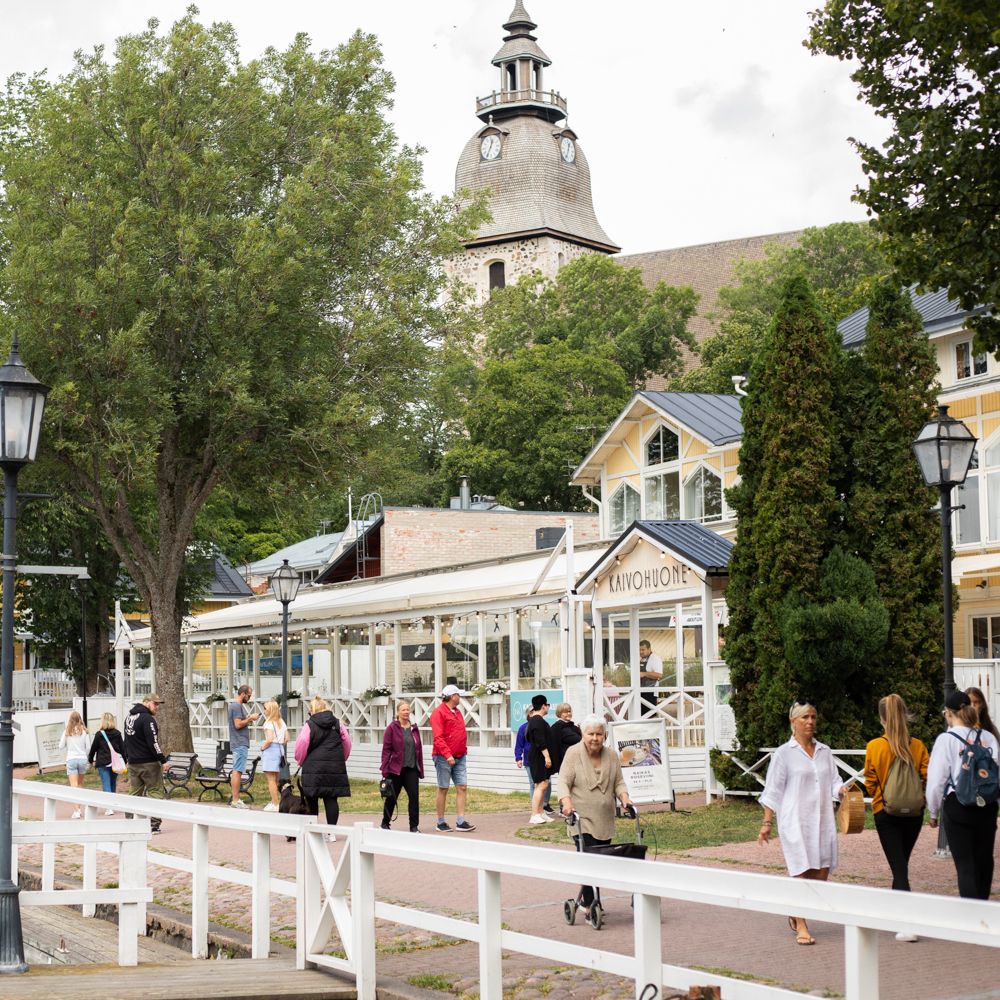 The Naantali old town.