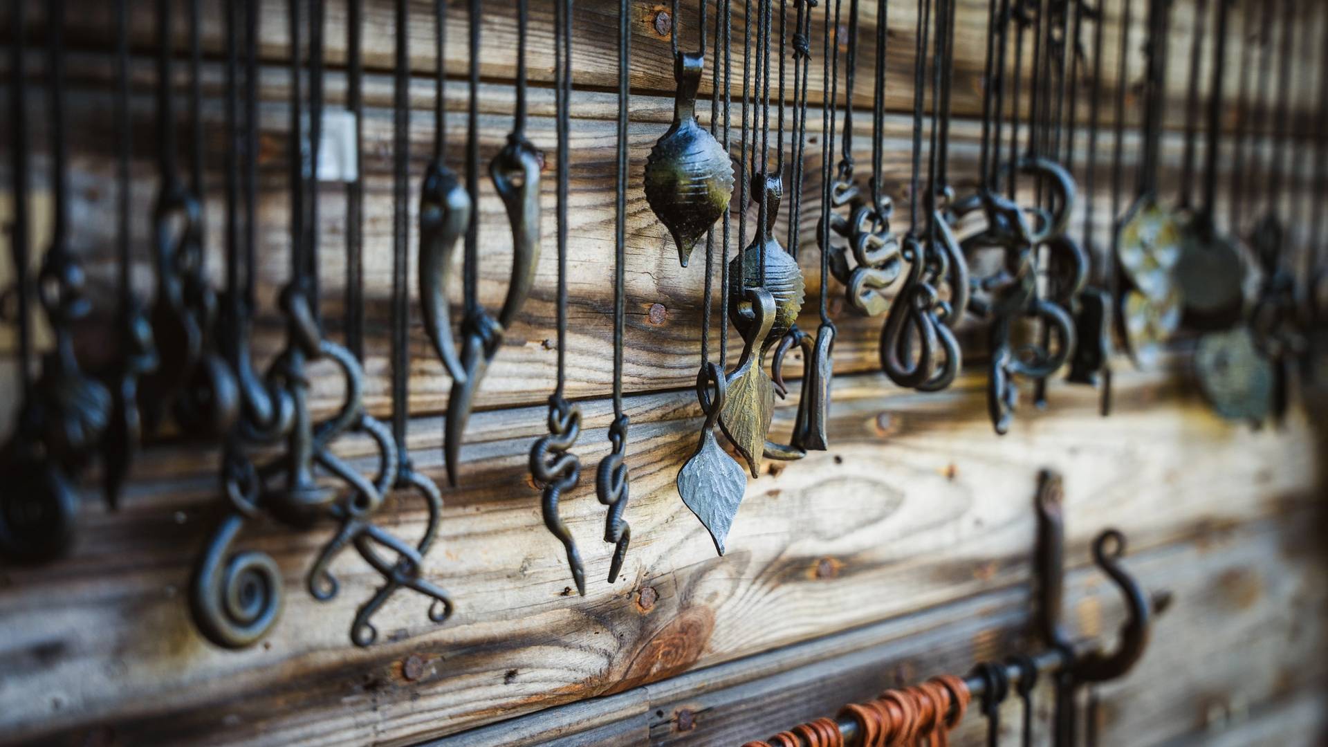 Blacksmith's products in Kustavi Handicrafts Village