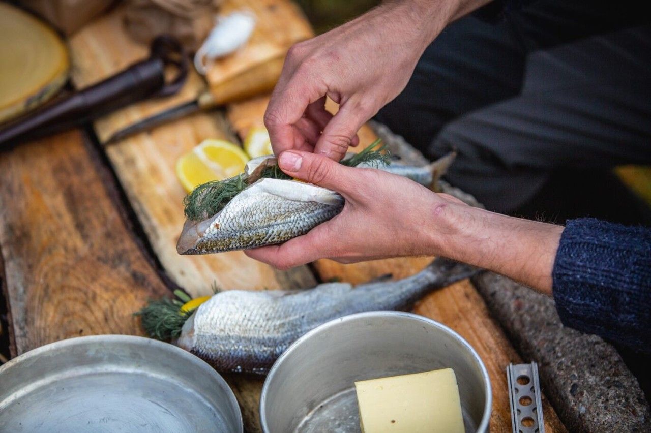 Traditional Finnish fish food
