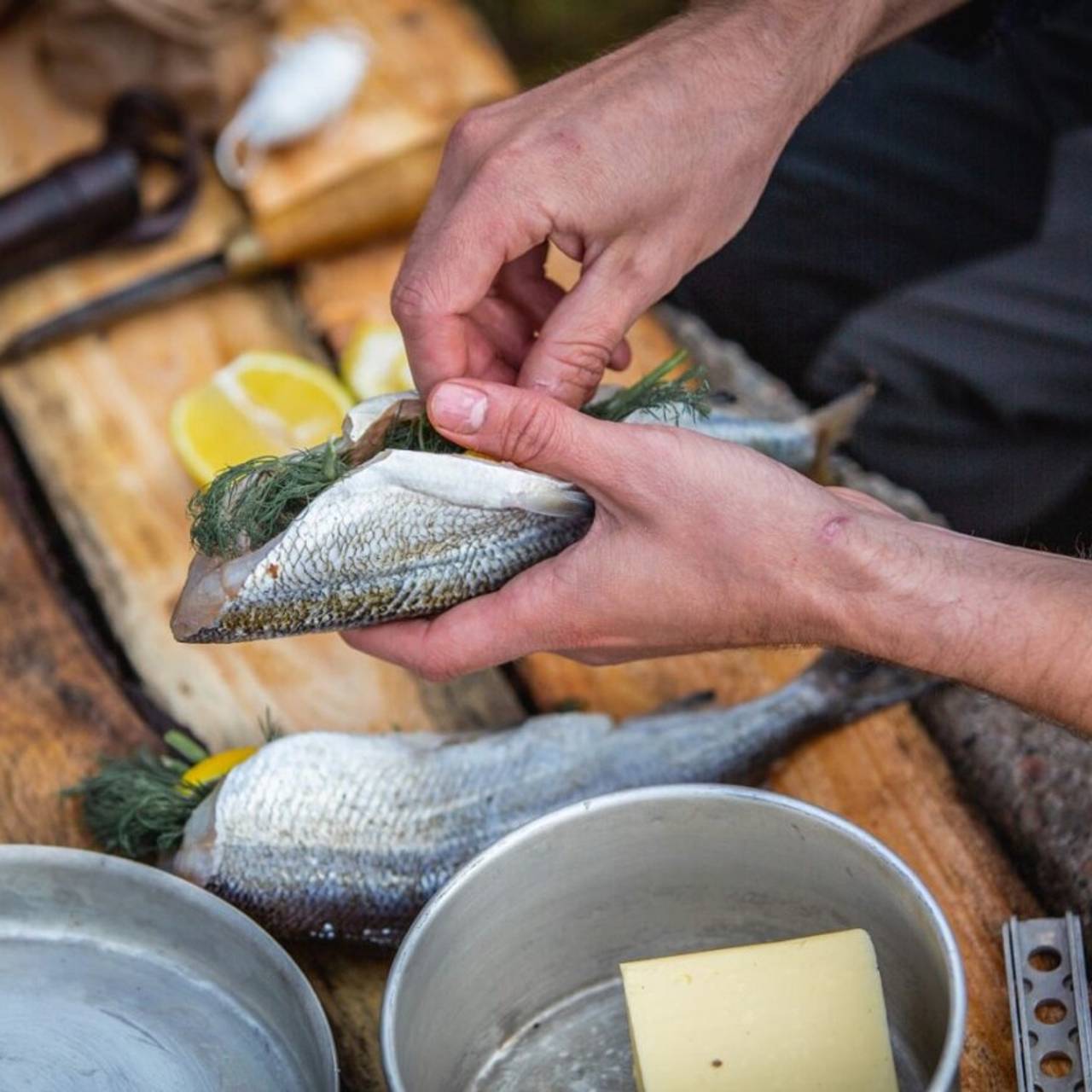 Traditional Finnish fish food