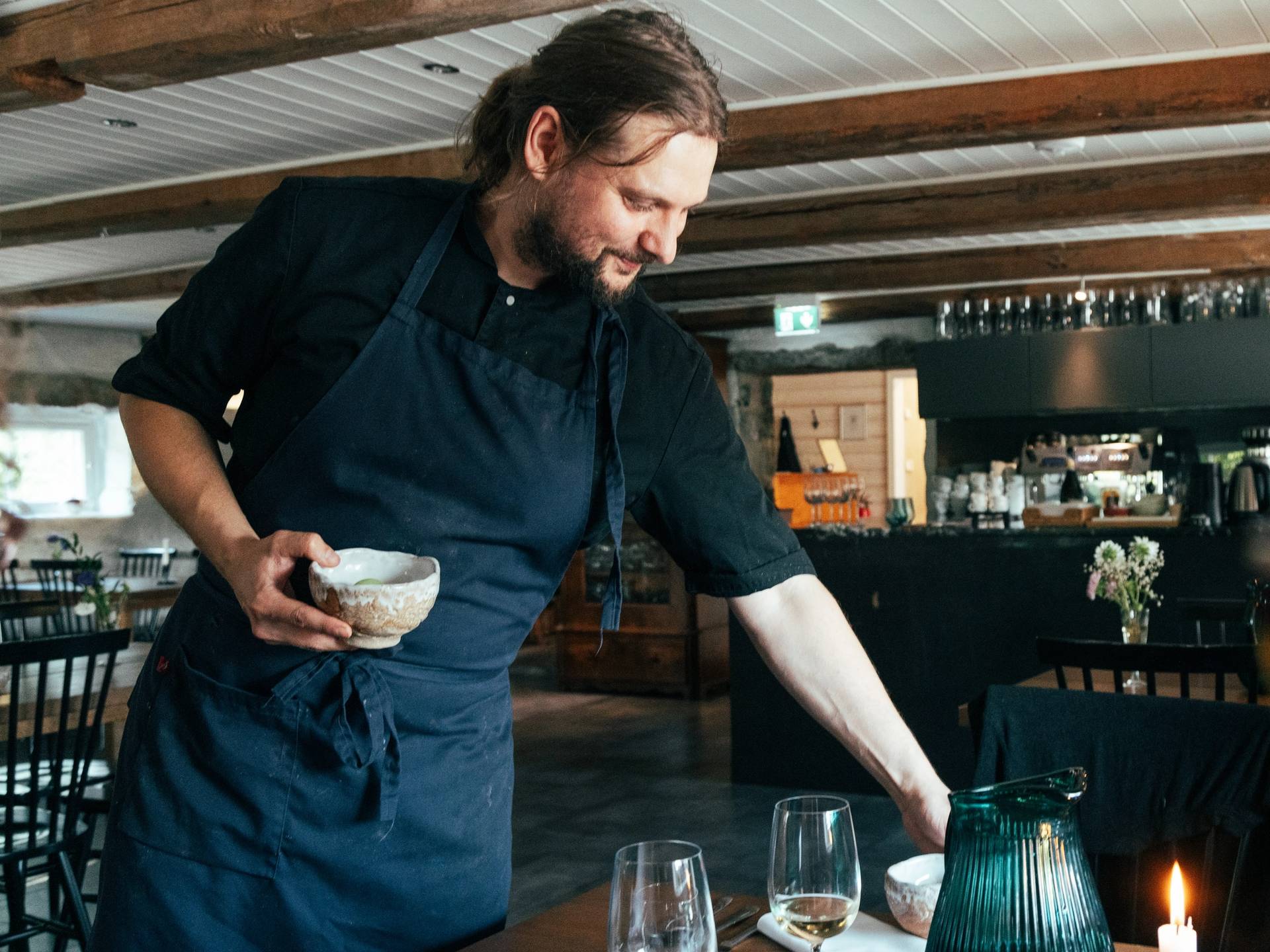Head chef William has gathered inspiration abroad, but his roots are in the archipelago.