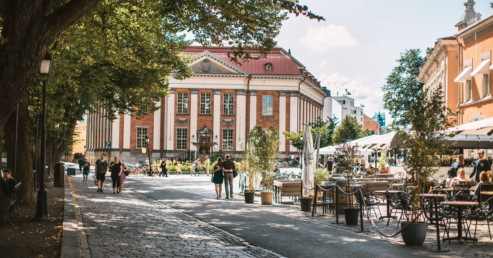 Vähätori Square in Turku City Centre.