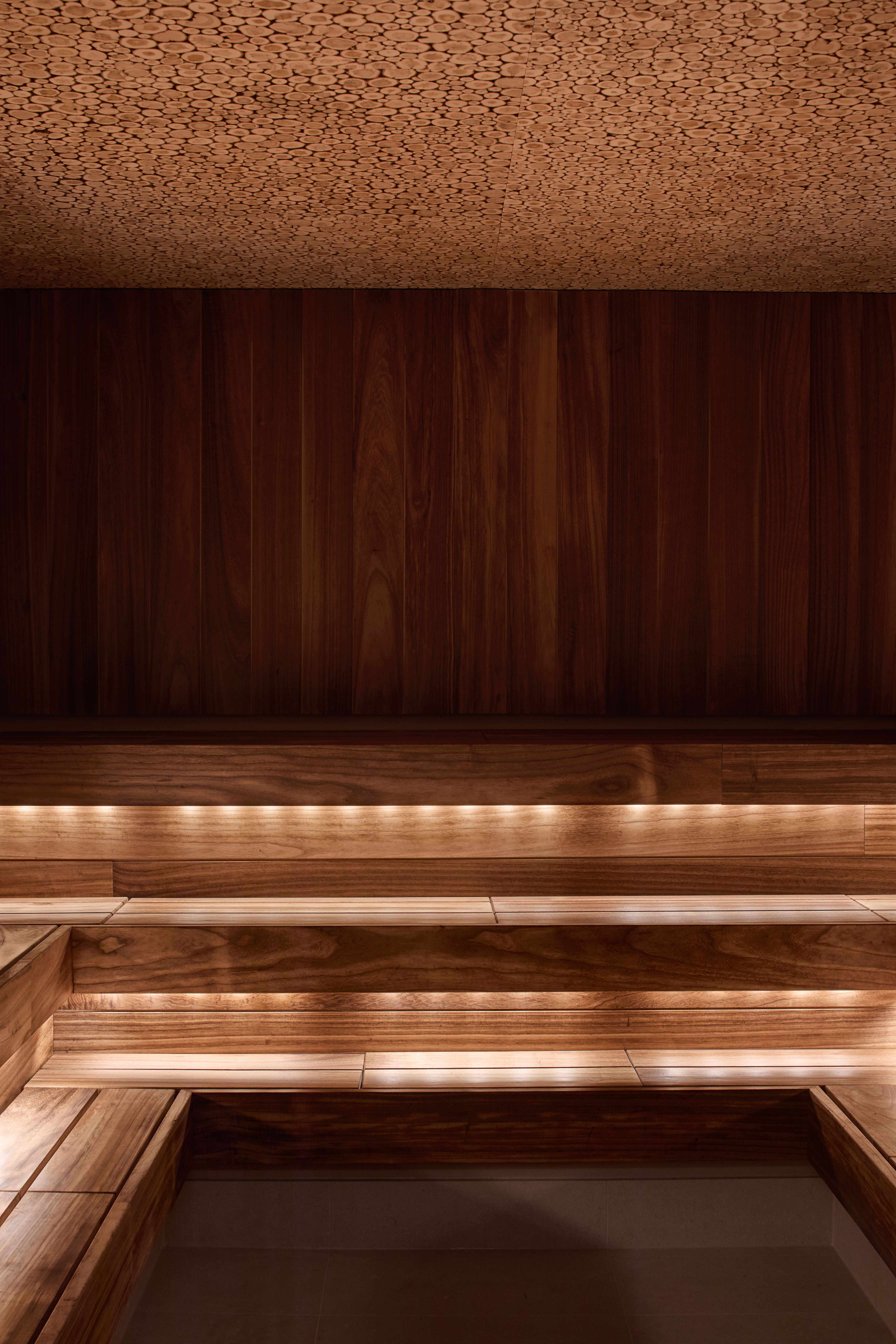 Naantali Spa's new sauna.