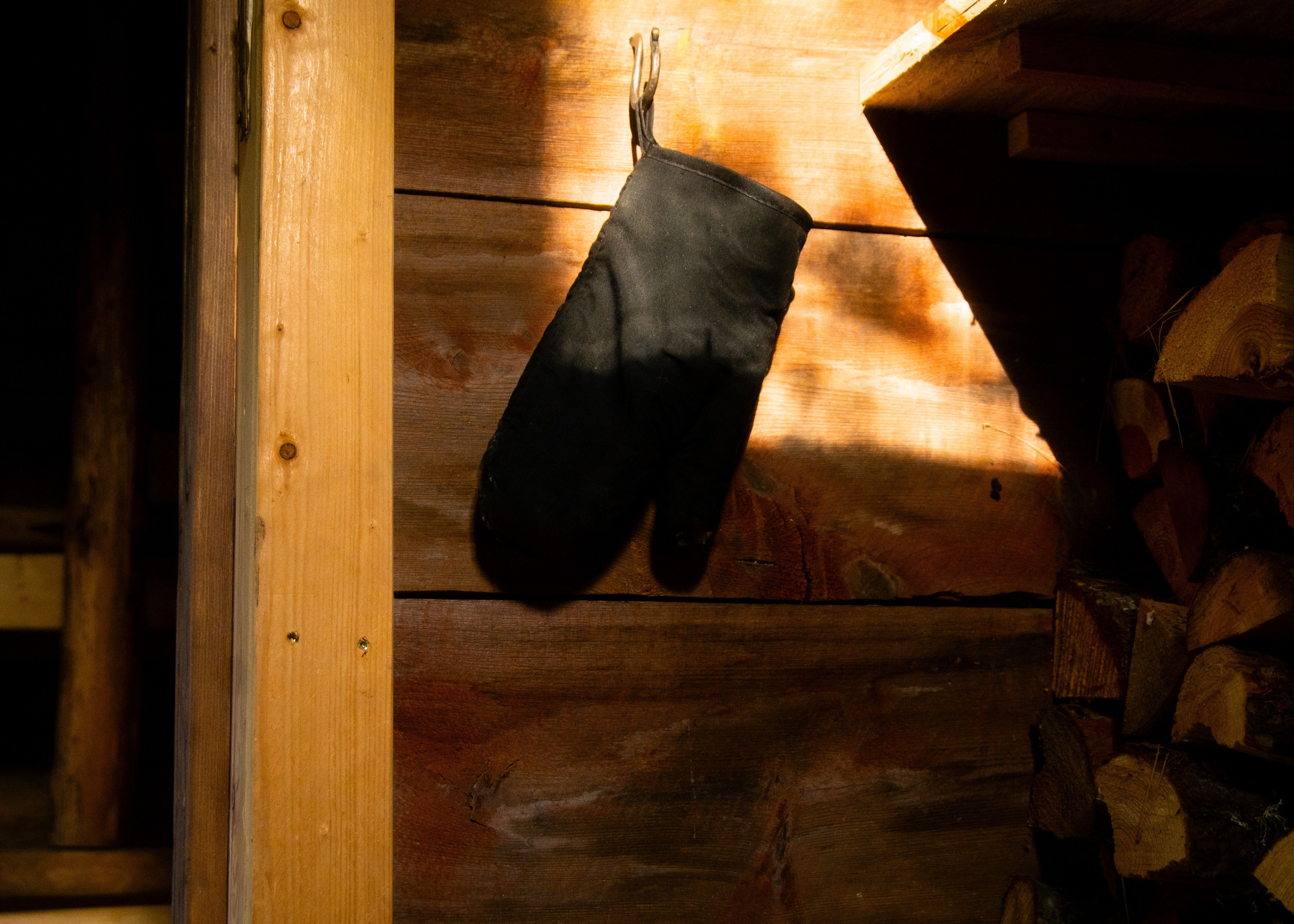 A sauna.