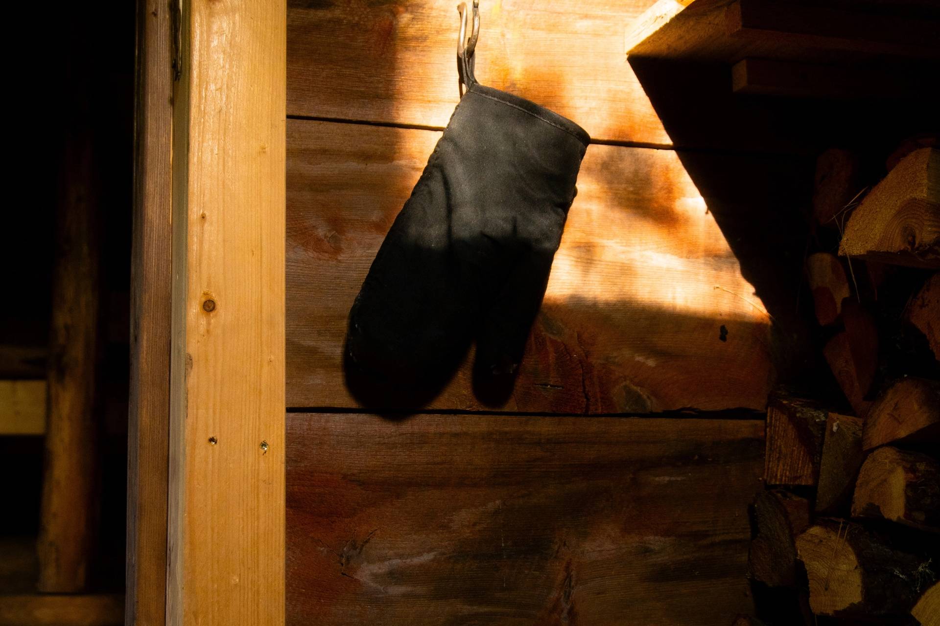 A sauna.