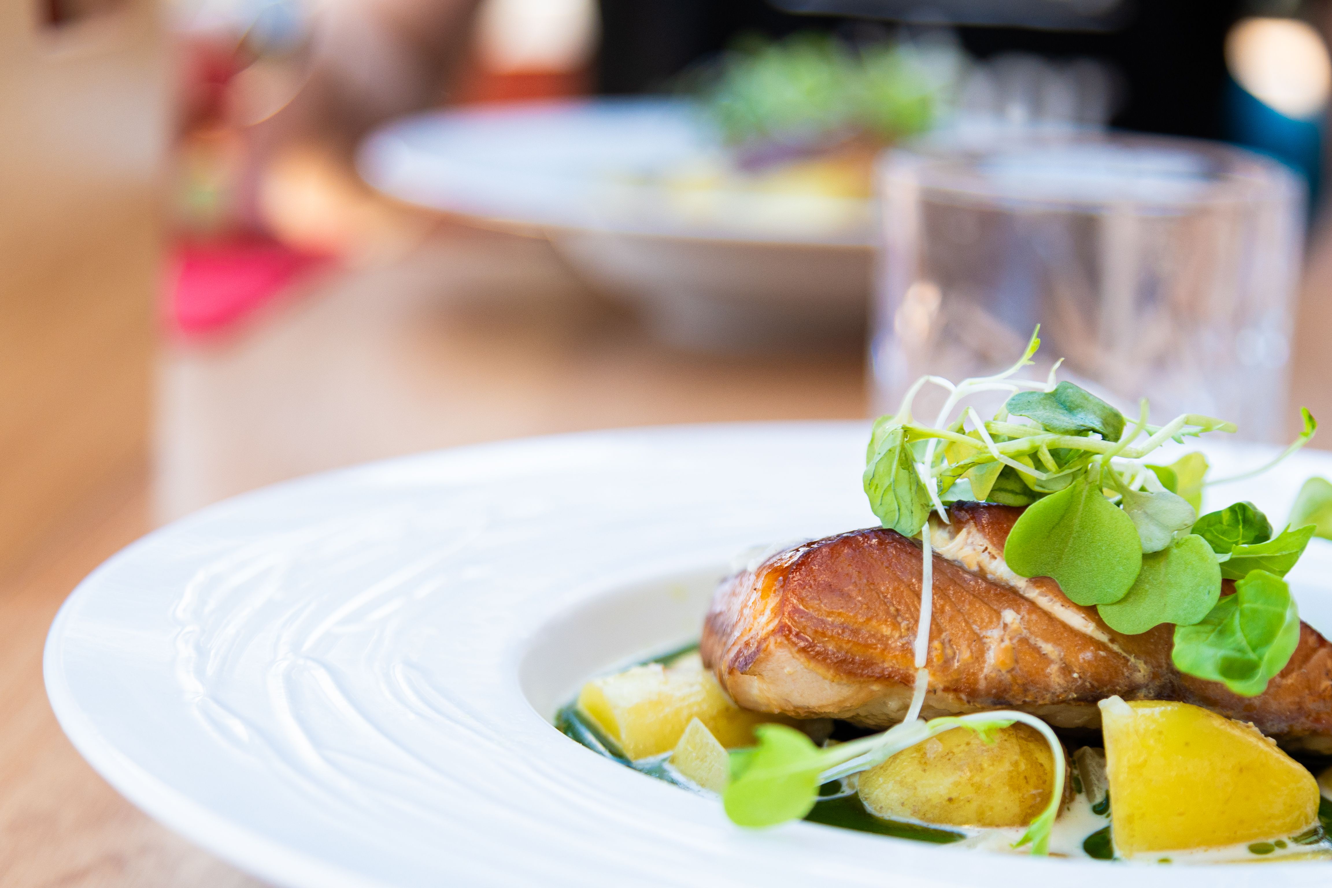 A plate of fish.