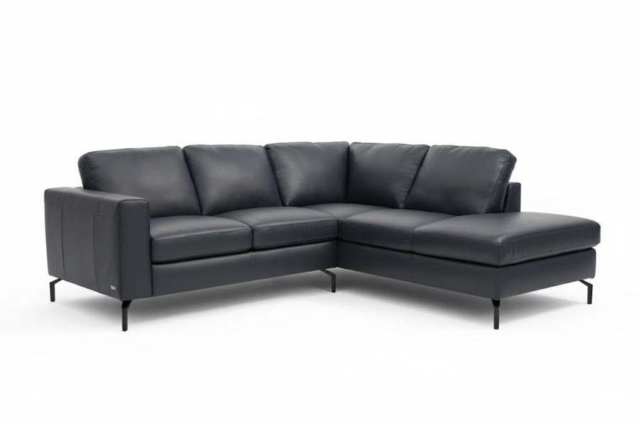 B845 - Corner Leather Sofa