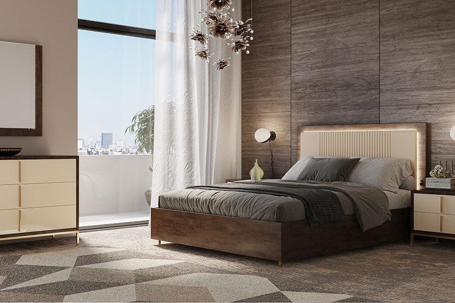Zara - 6ft Bedframe & 2 Lockers