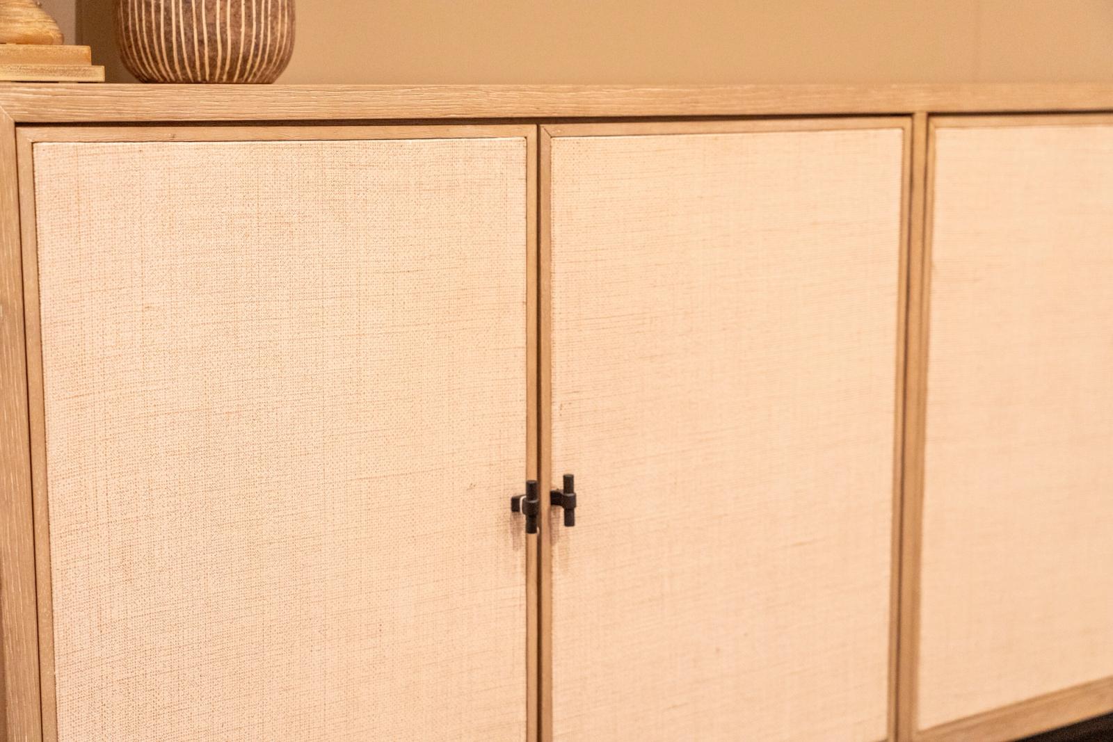 Hooker four-door sideboard, 180cm, doors and handles