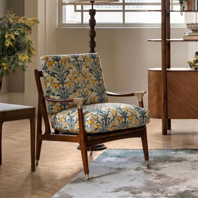 Oriana B - Alex Patterned Armchair, view 1