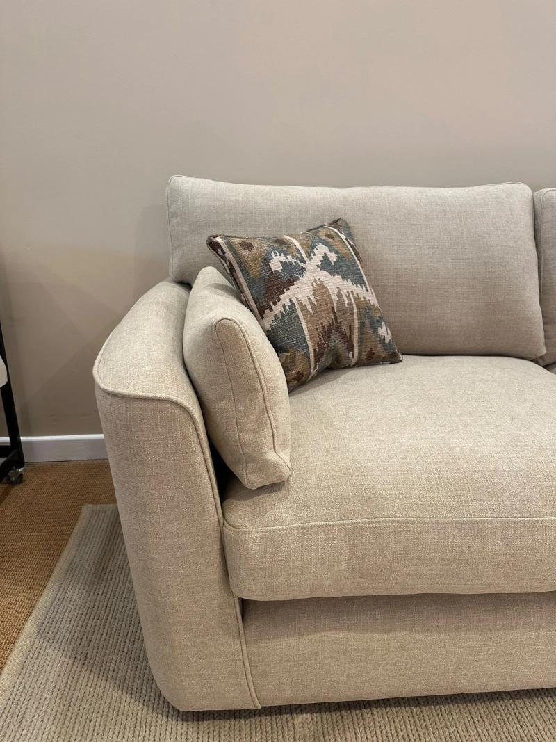 Kinsale sofa arm and seat cushion close-up