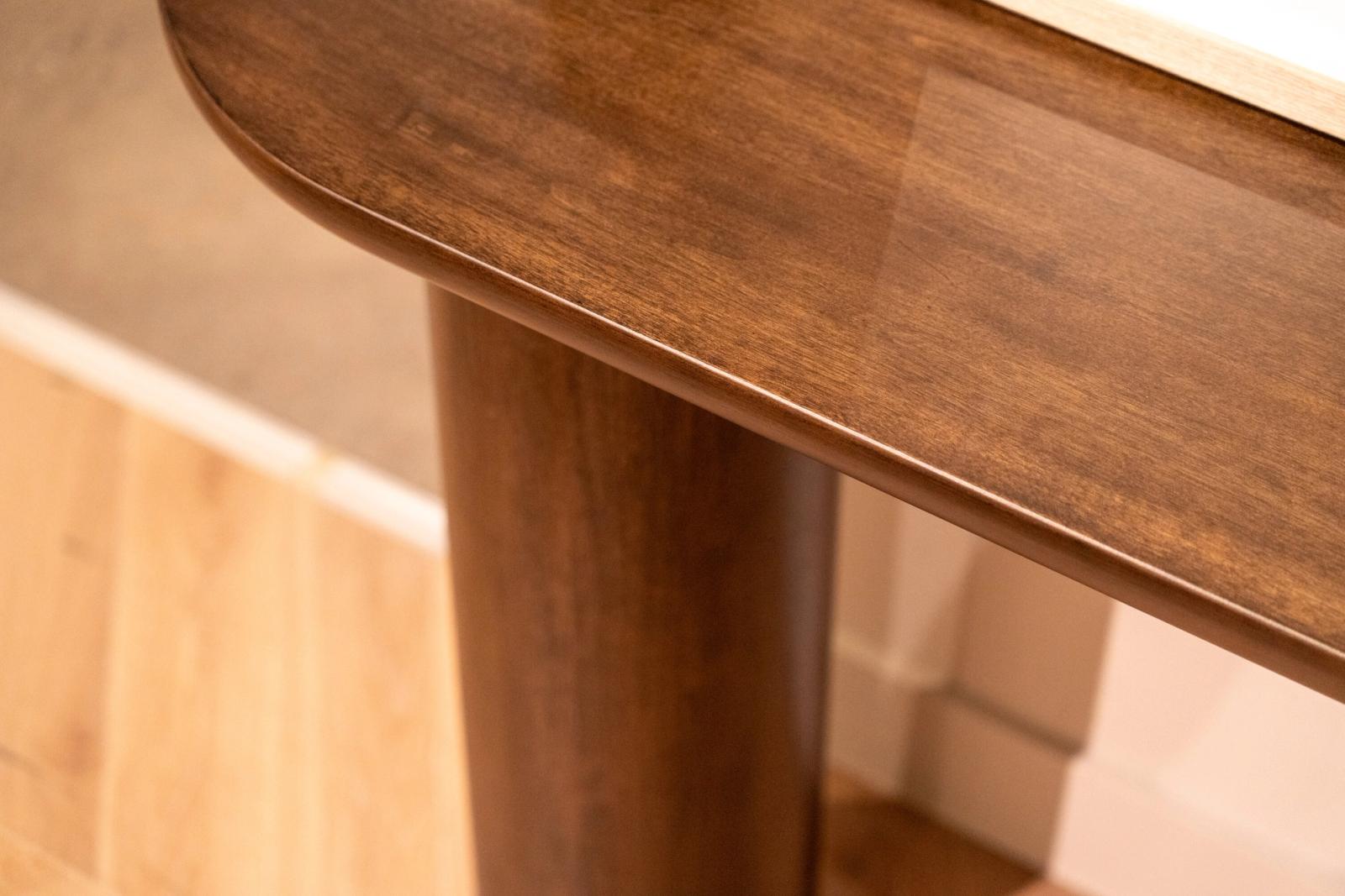 Hooker console table, 150 x 40cm, leg and top