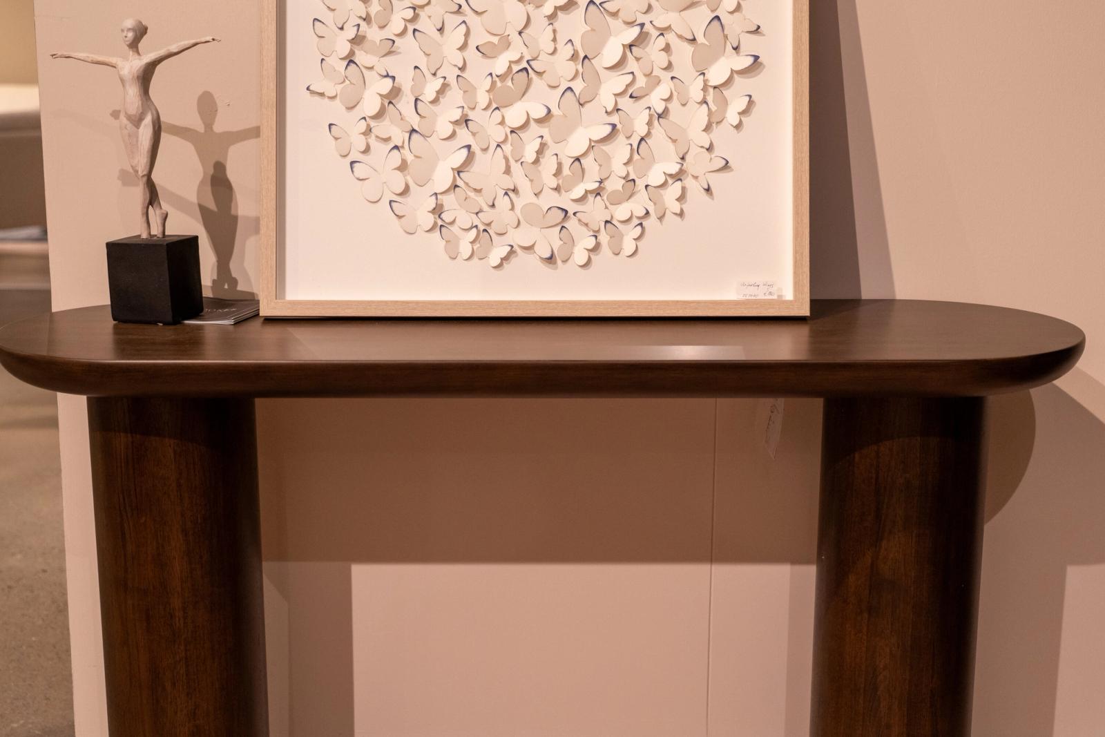 Hooker console table, 150 x 40cm, top and legs