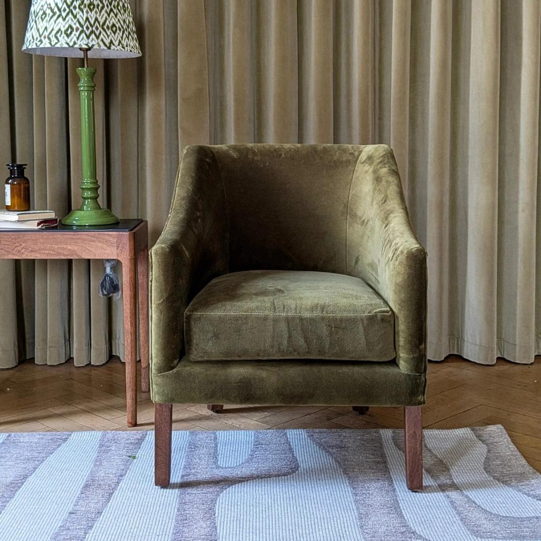Oriana B - Iona Armchair / Green, view 2